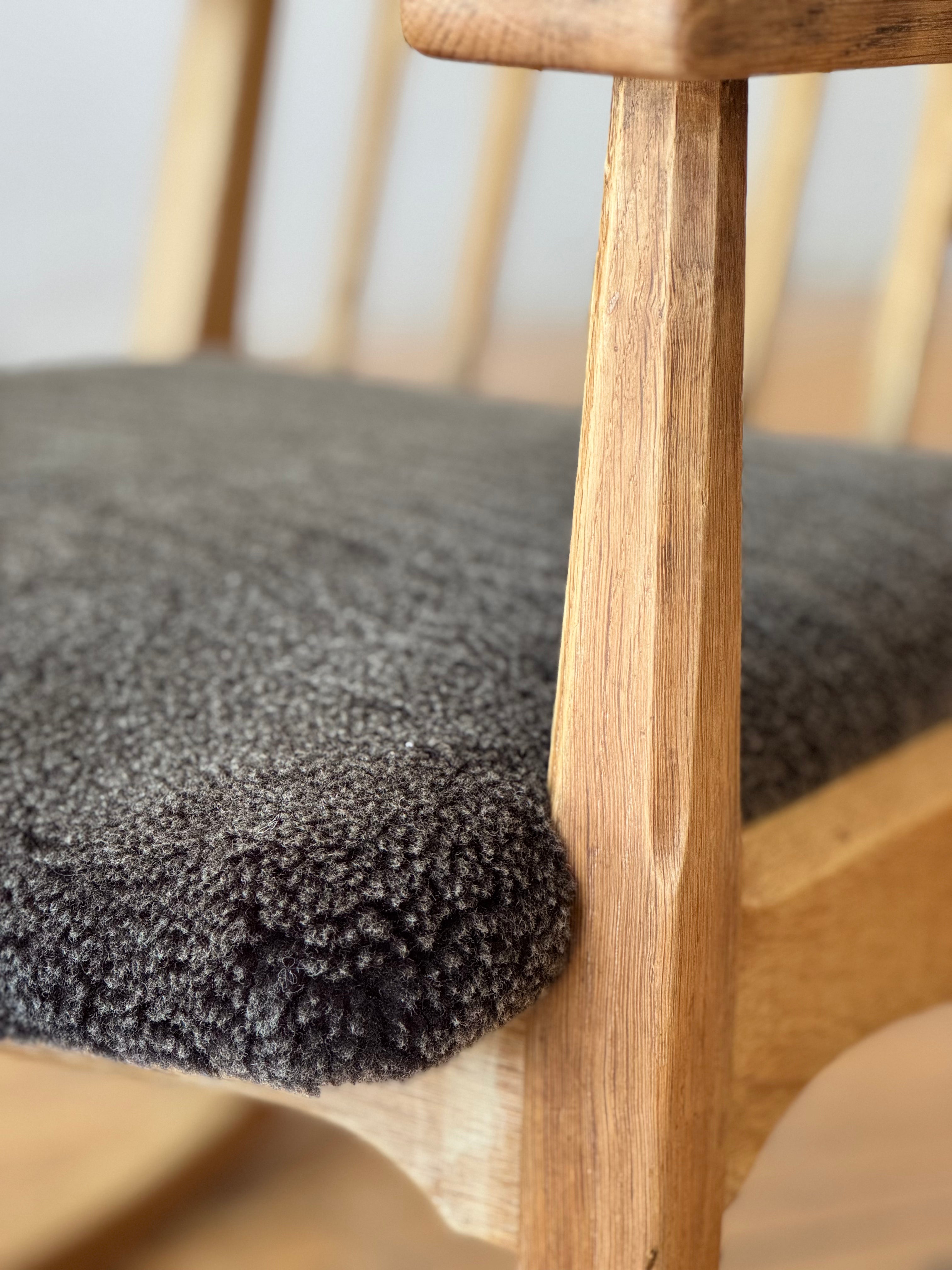 Danish Oak Rocking Chair by Henning Kjaernulf #2479