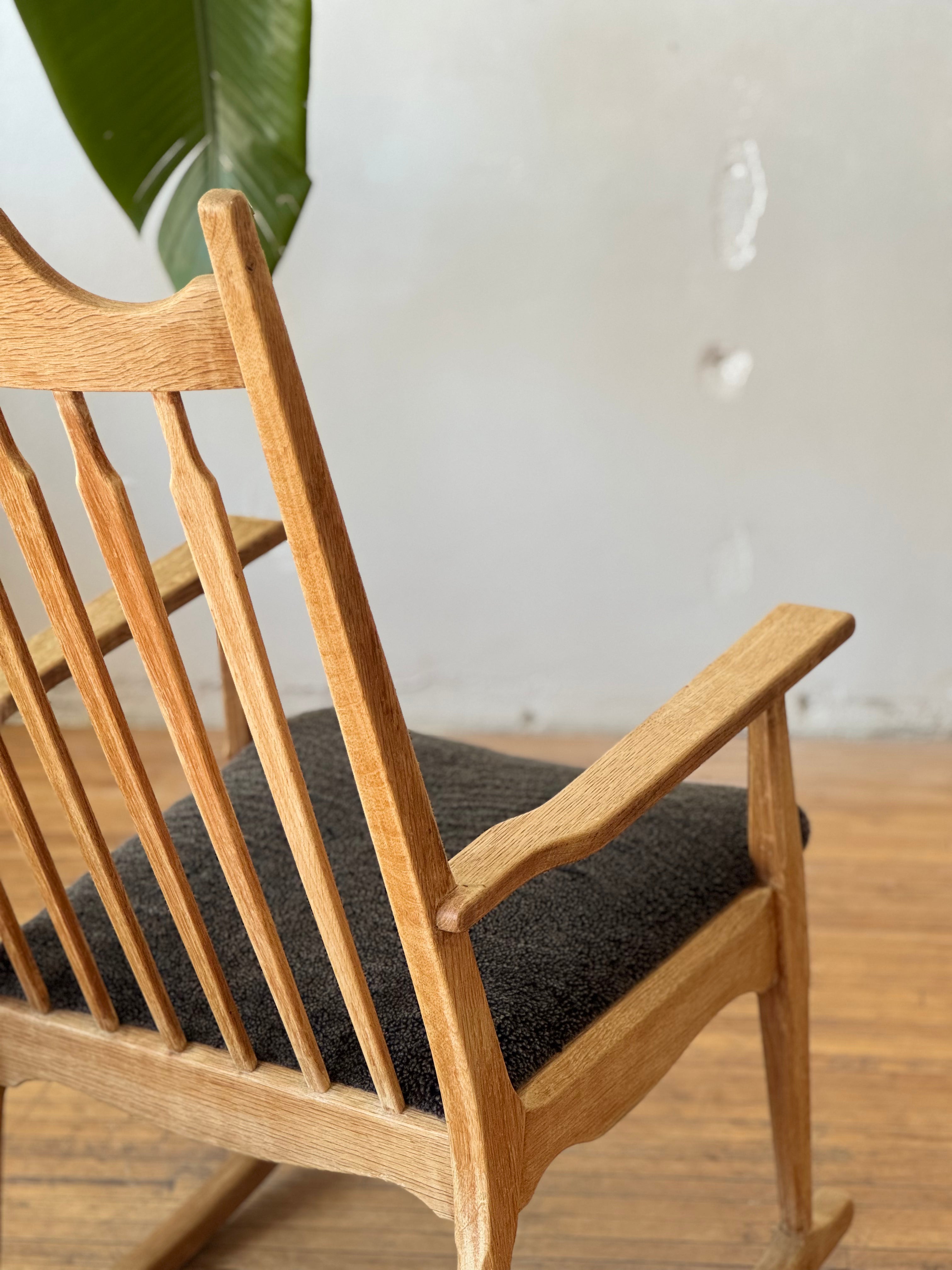 Danish Oak Rocking Chair by Henning Kjaernulf #2479