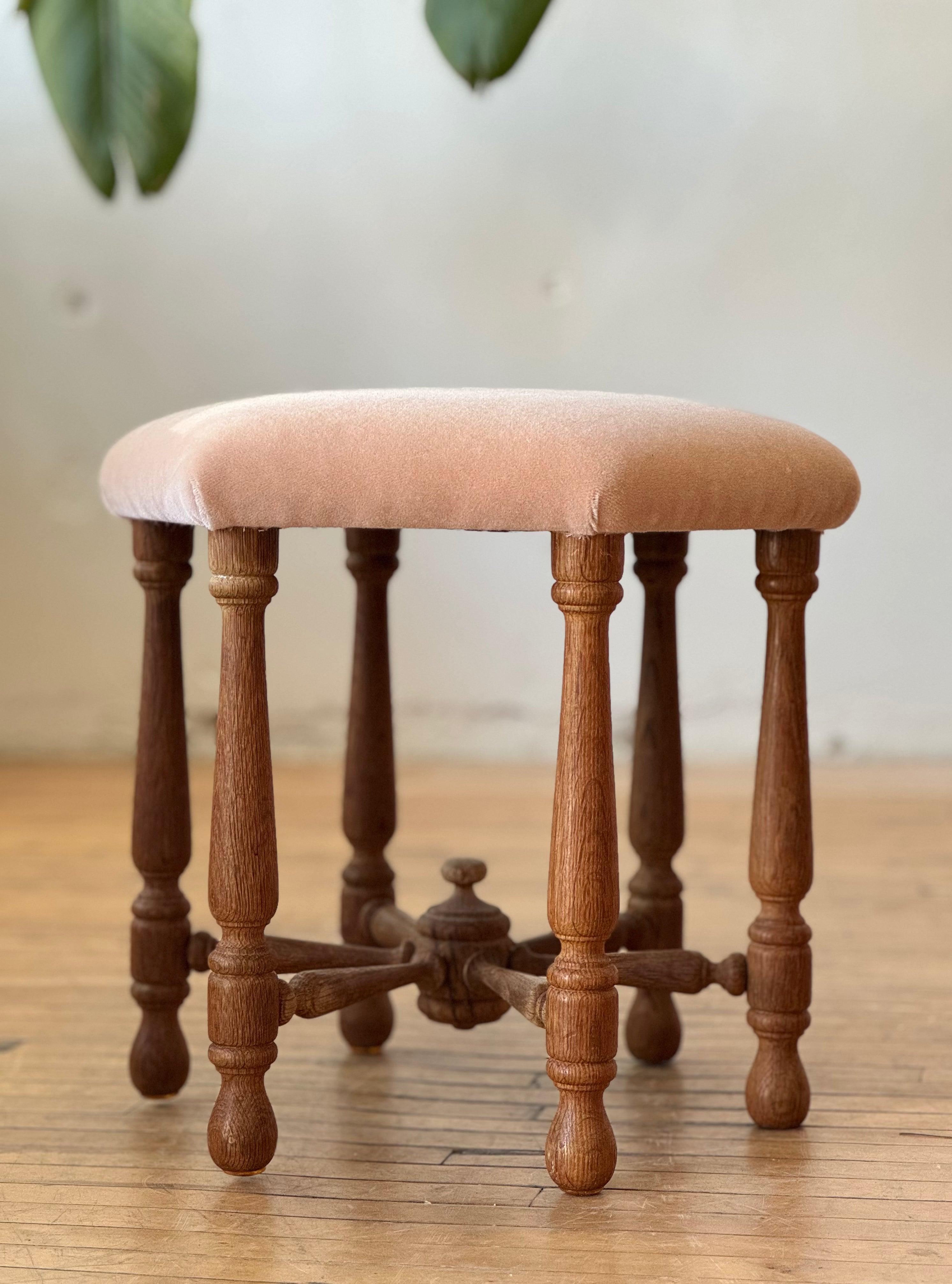 Danish Oak Stool #2731