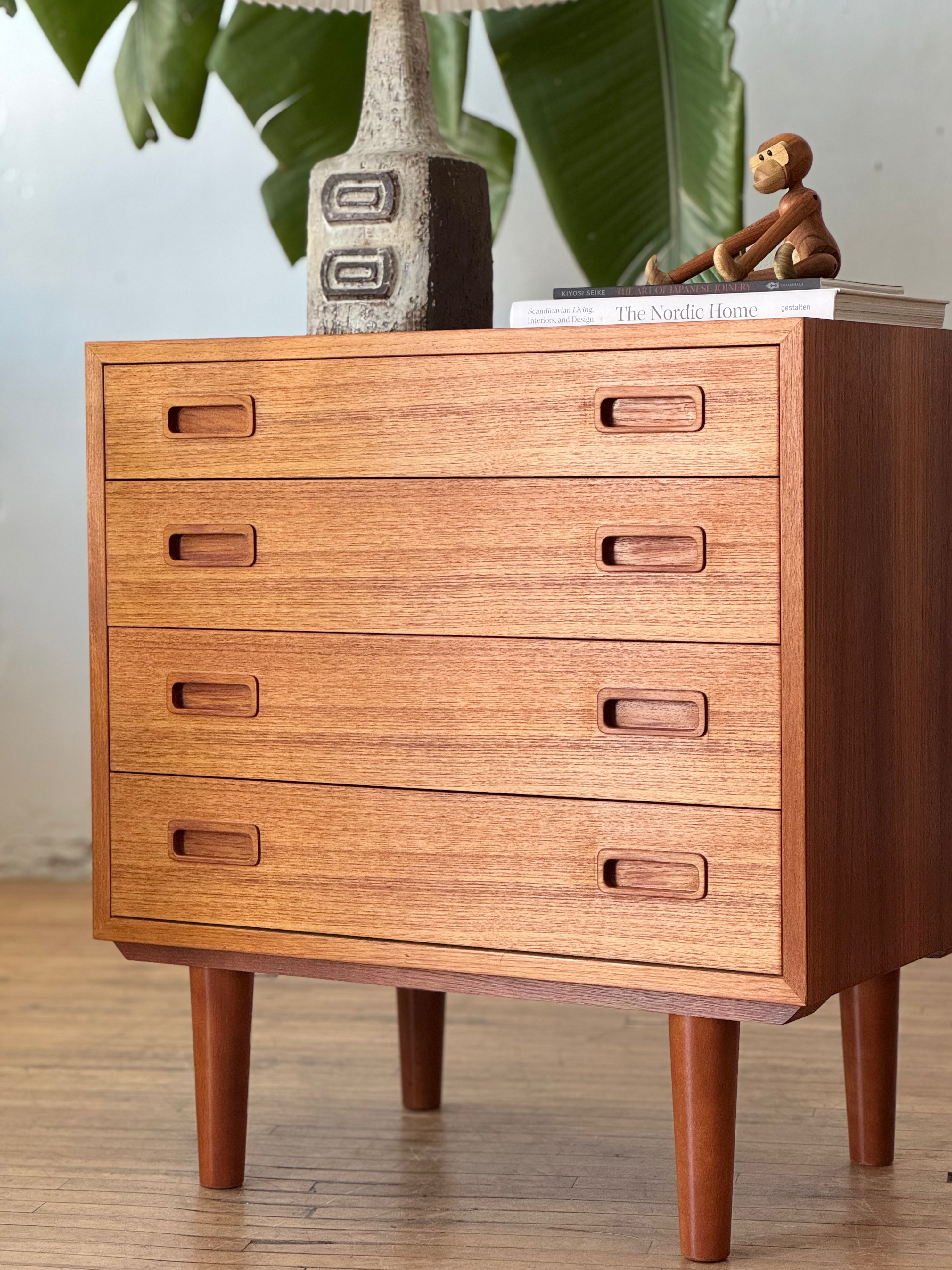 Danish Teak Chest of Drawers by Carlo Jensen