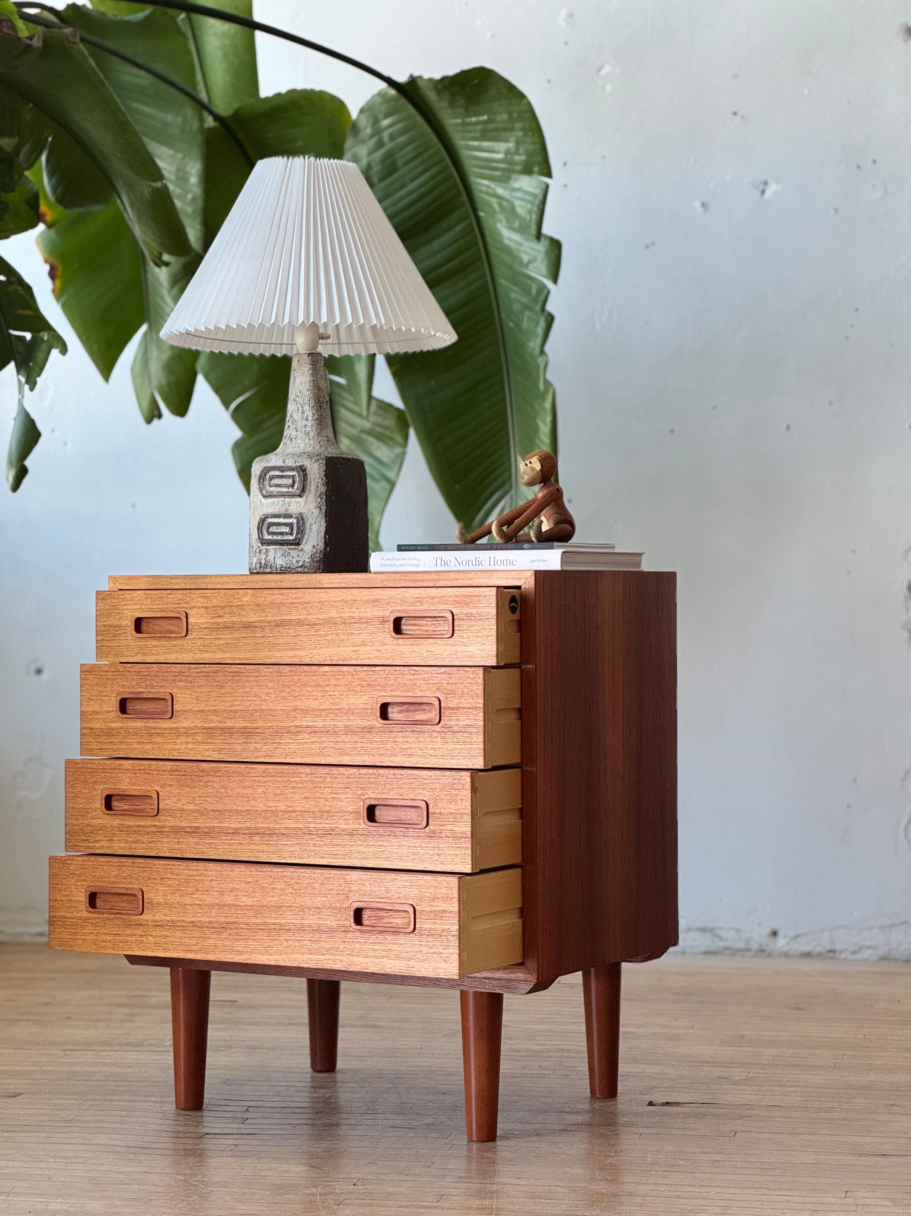 Danish Teak Chest of Drawers by Carlo Jensen