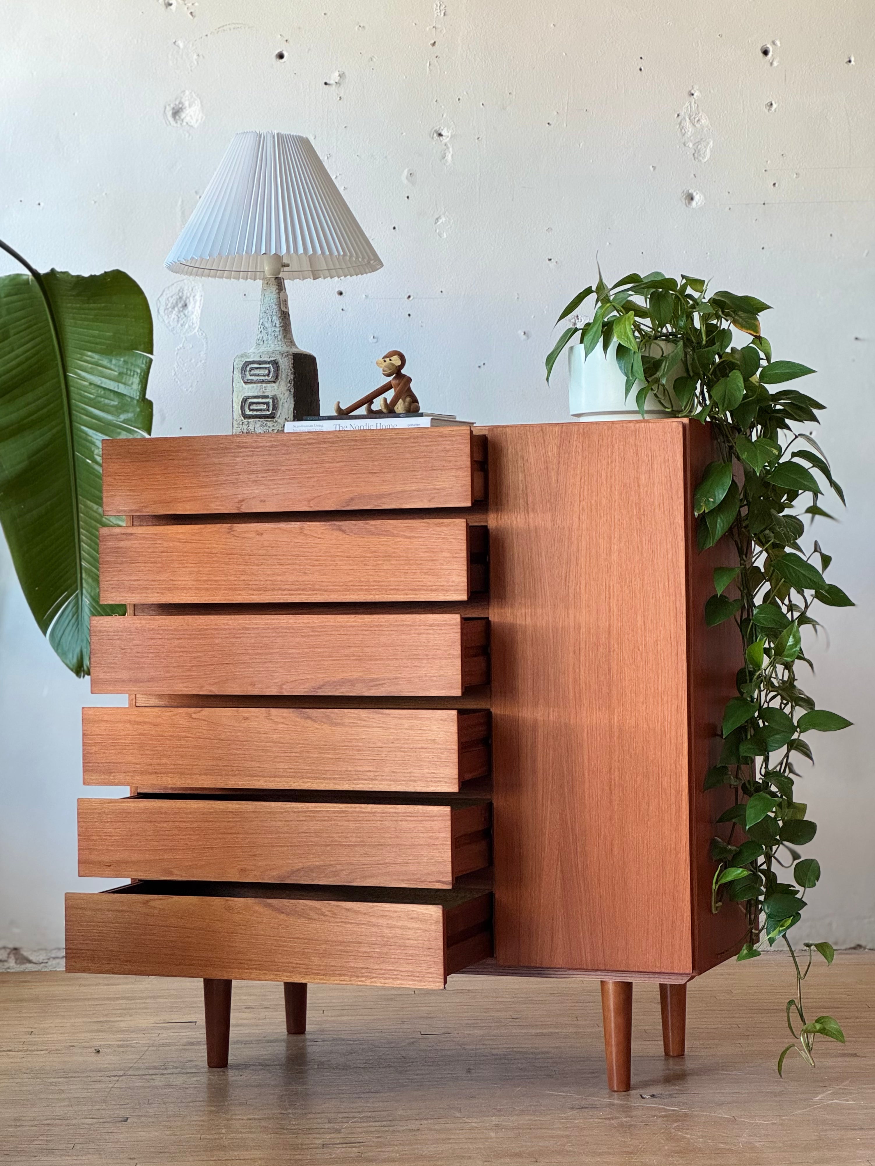 Danish Teak Gentleman's Chest / Dresser by Arne Wahl Iversen