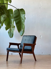Danish Modern Lounge Chair in Teak