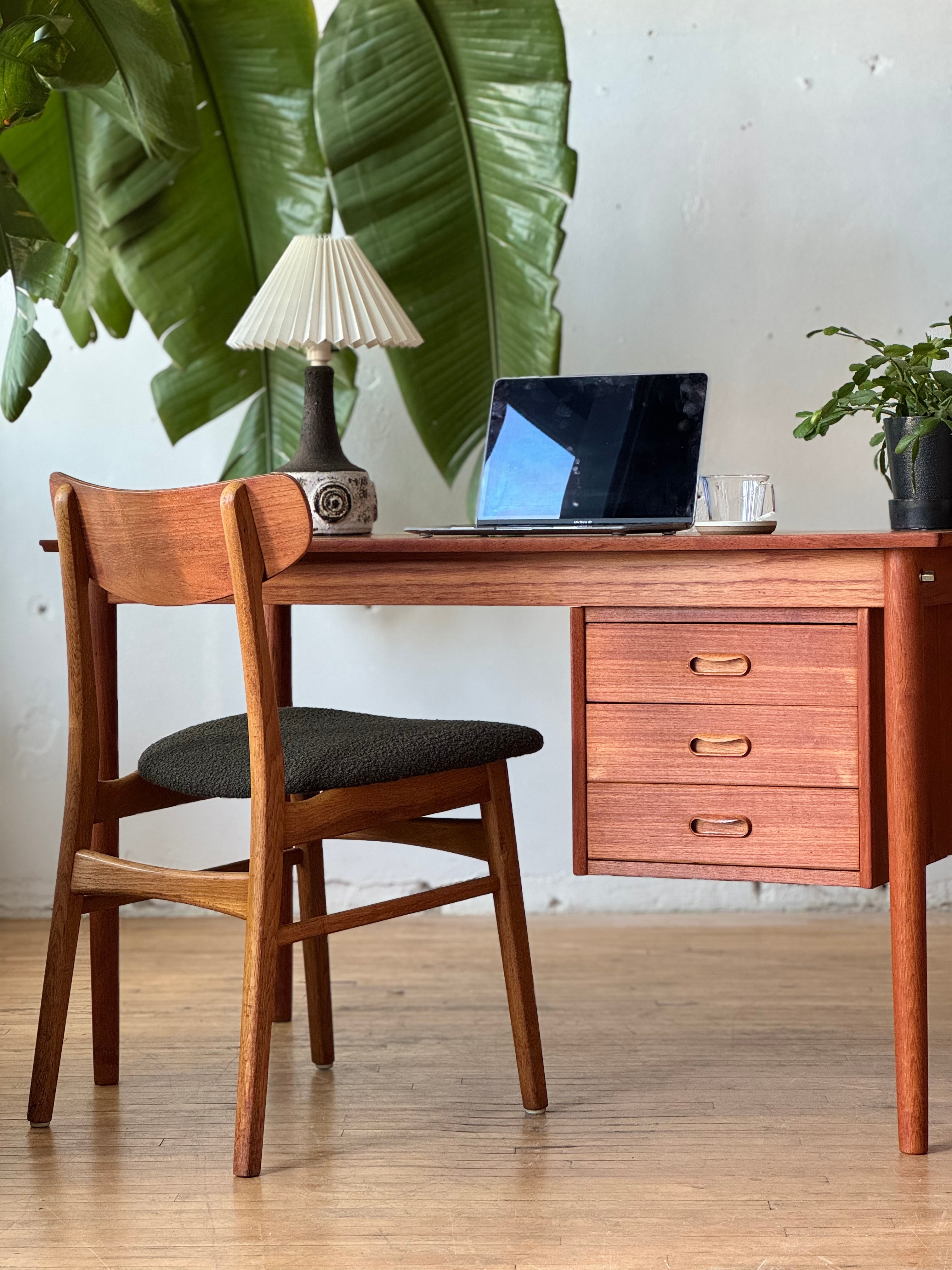 Danish Teak Desk by Arne Vodder