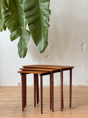 Danish Modern Set of Teak Nesting Tables #3746