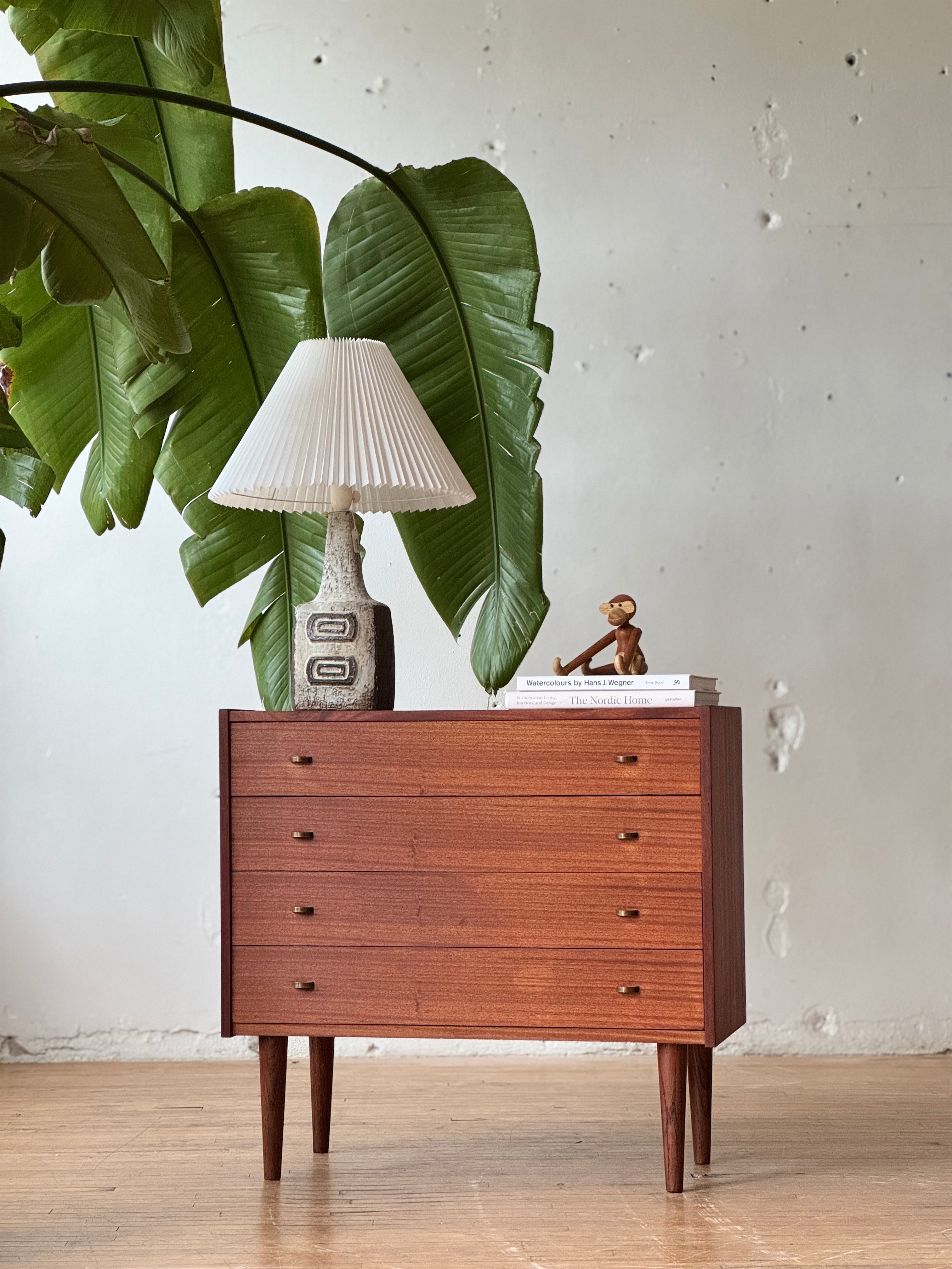 Danish Teak & Mahogany Chest of Drawers #3228