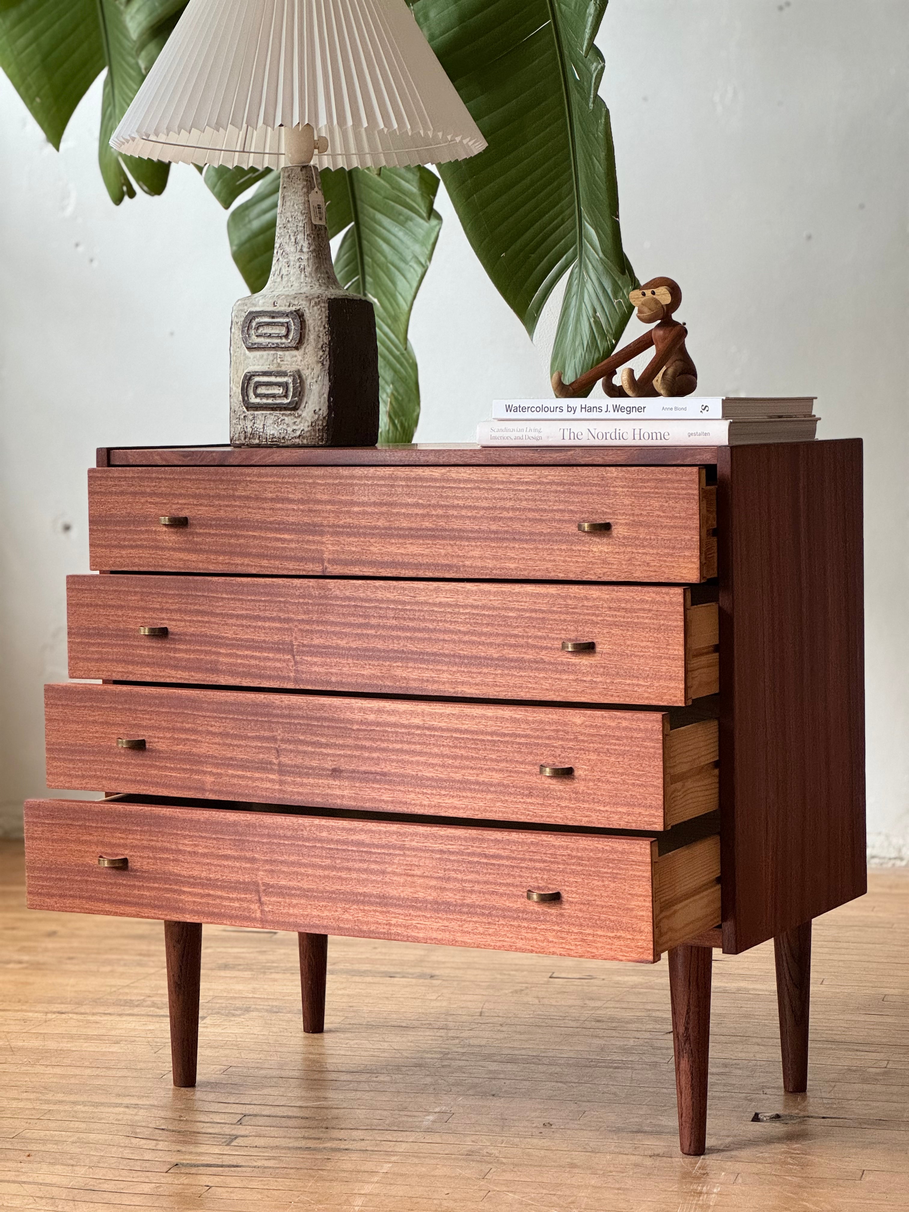 Danish Teak & Mahogany Chest of Drawers #3228