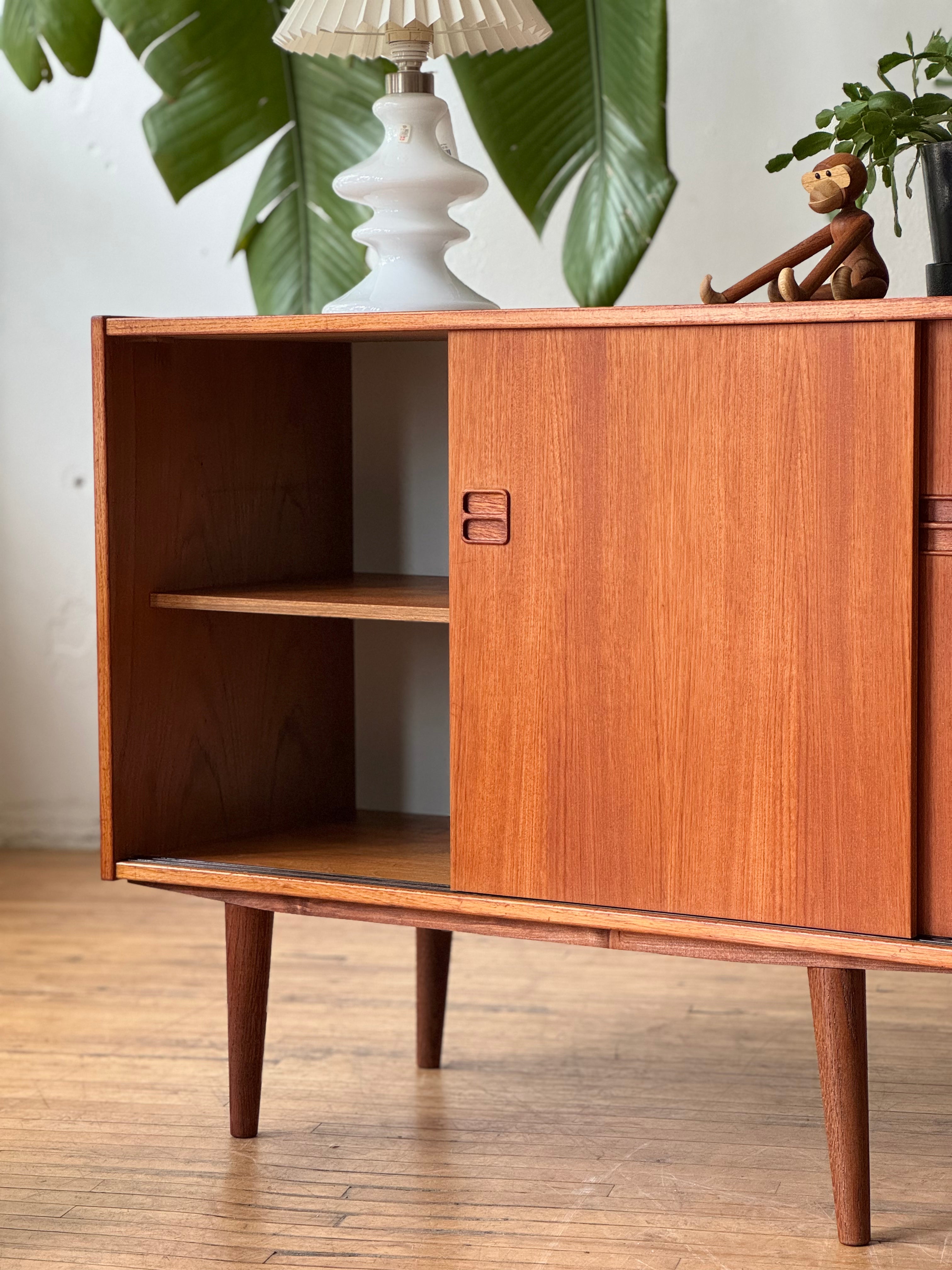 Petite Danish Modern Sideboard in Teak #3386