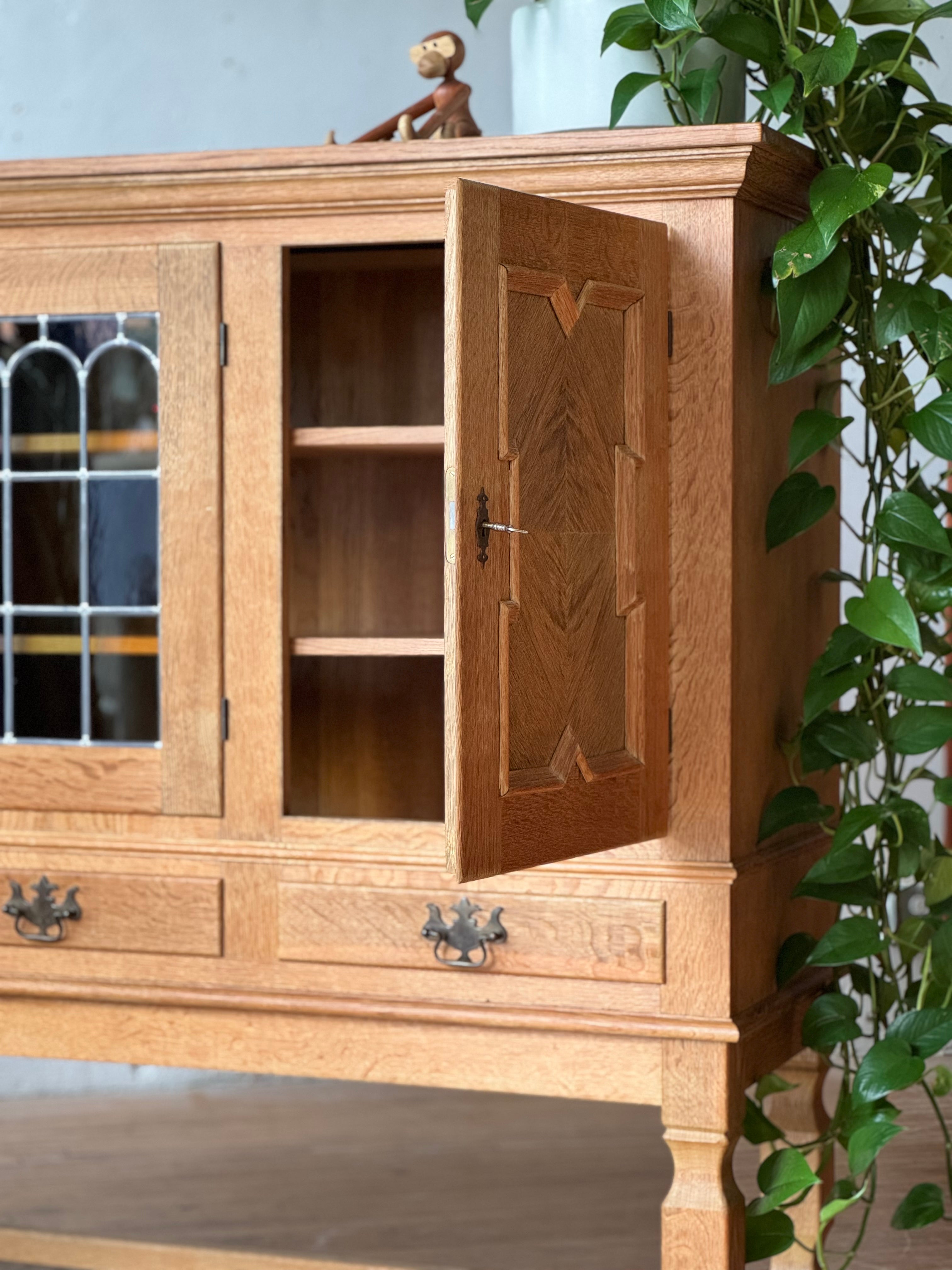 Danish Oak Highboard by Henning Kjaernulf #2864