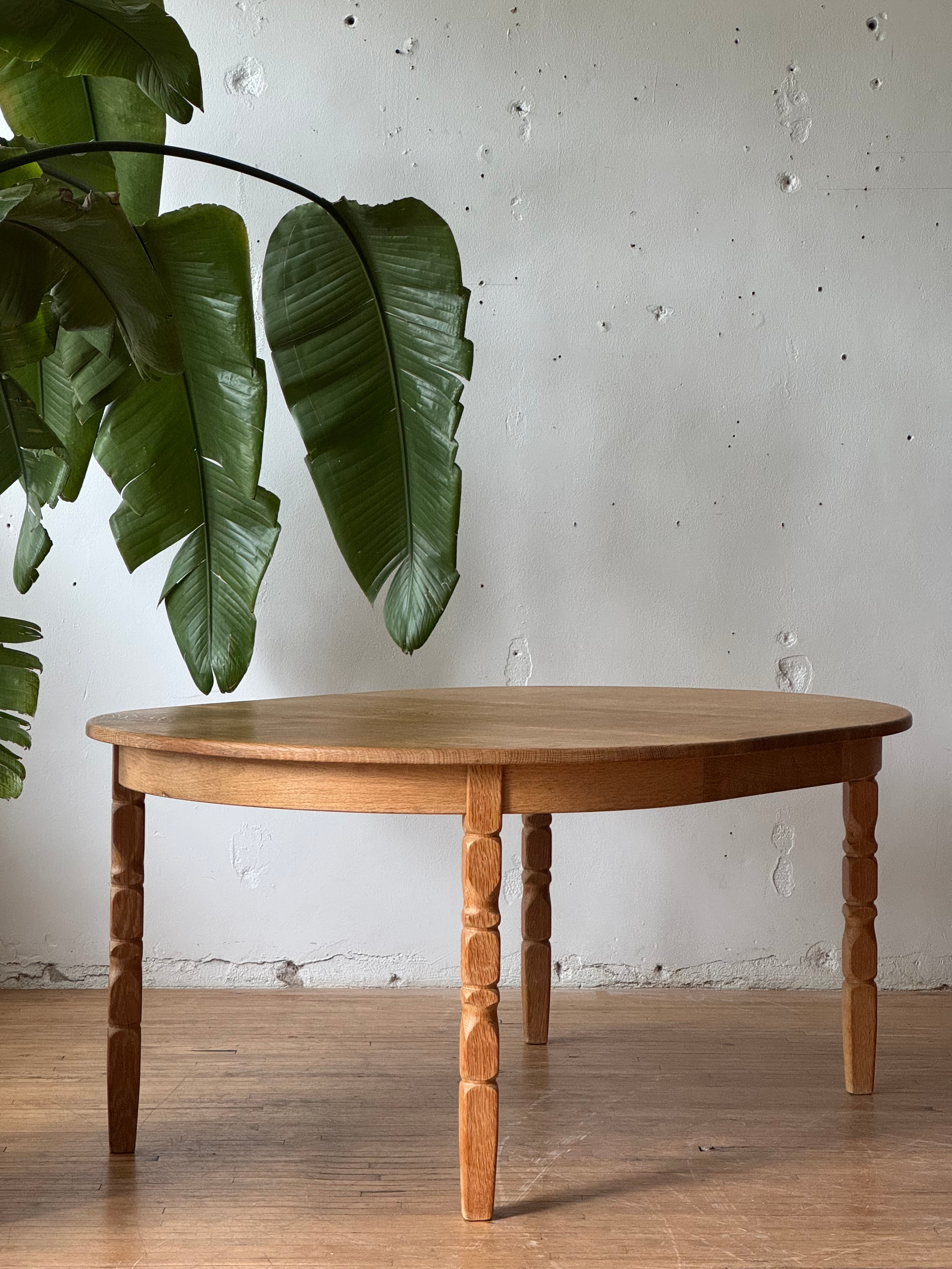 Danish Oak Dining Table #2924
