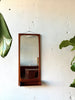 Teak Mirror with Shelf #651