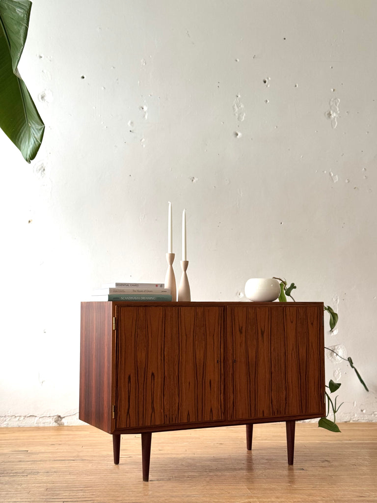 Rosewood Sideboard with Locking Doors Designed By Carlo Jensen #178