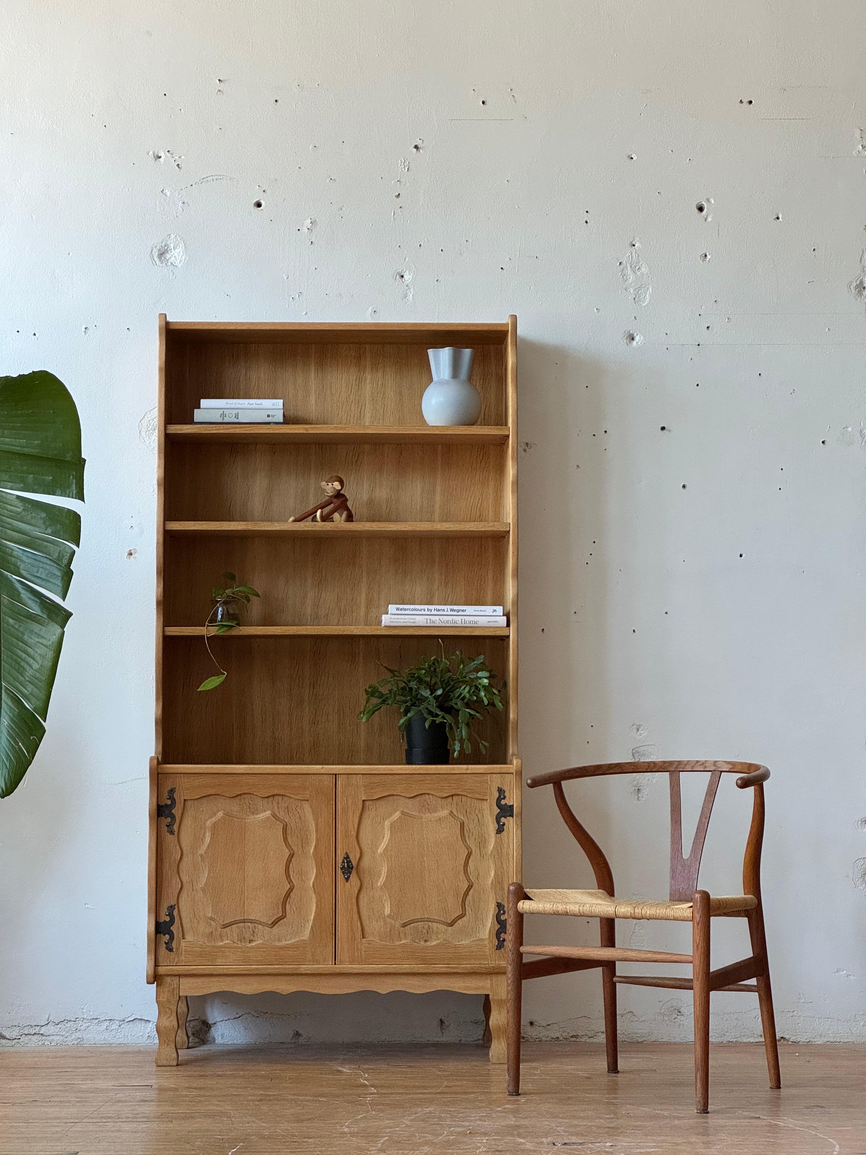 Danish Oak Bookshelf by Henning Kjaernulf #3696
