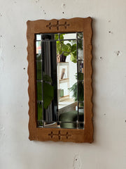 Oak & Glass Mirror #3371