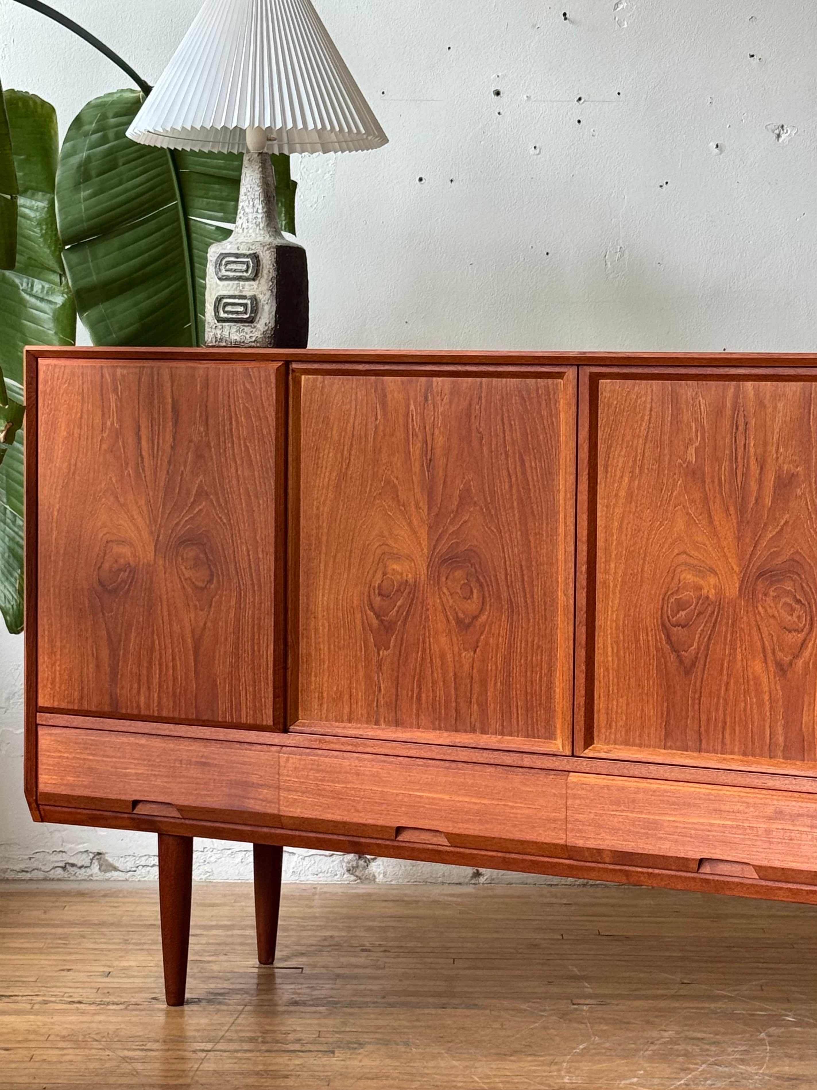 Danish Modern Highboard in Teak #3321