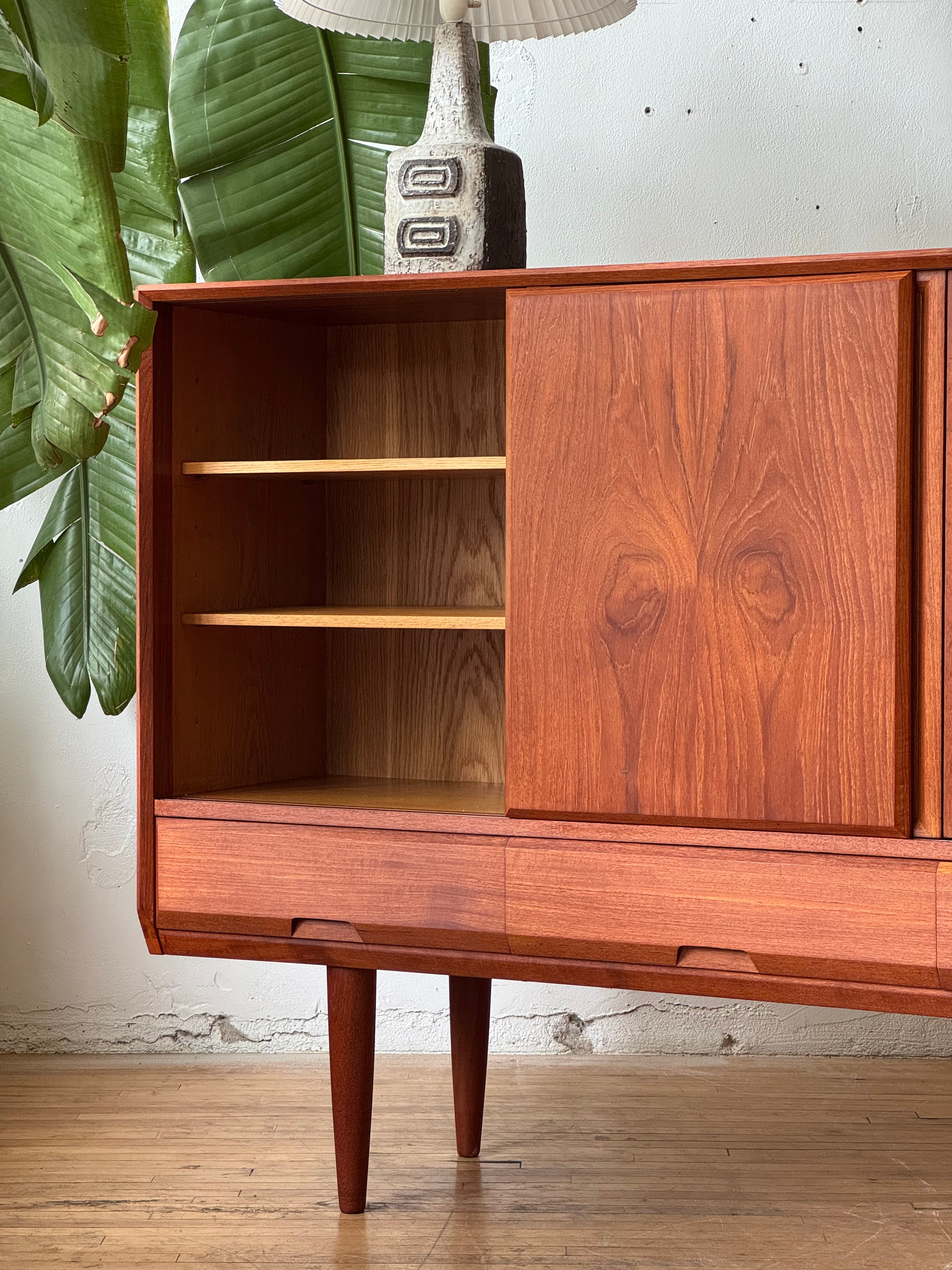 Danish Modern Highboard in Teak #3321