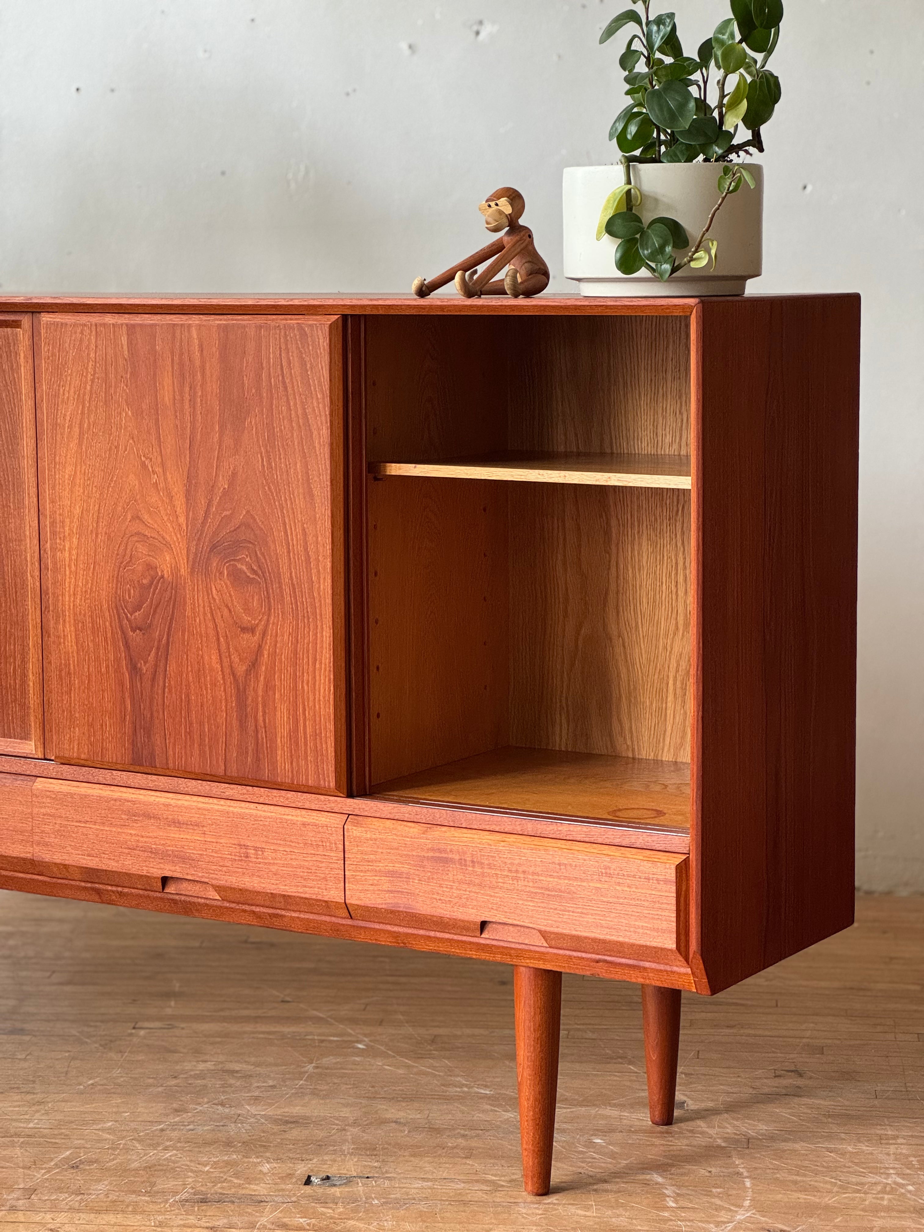 Danish Modern Highboard in Teak #3321