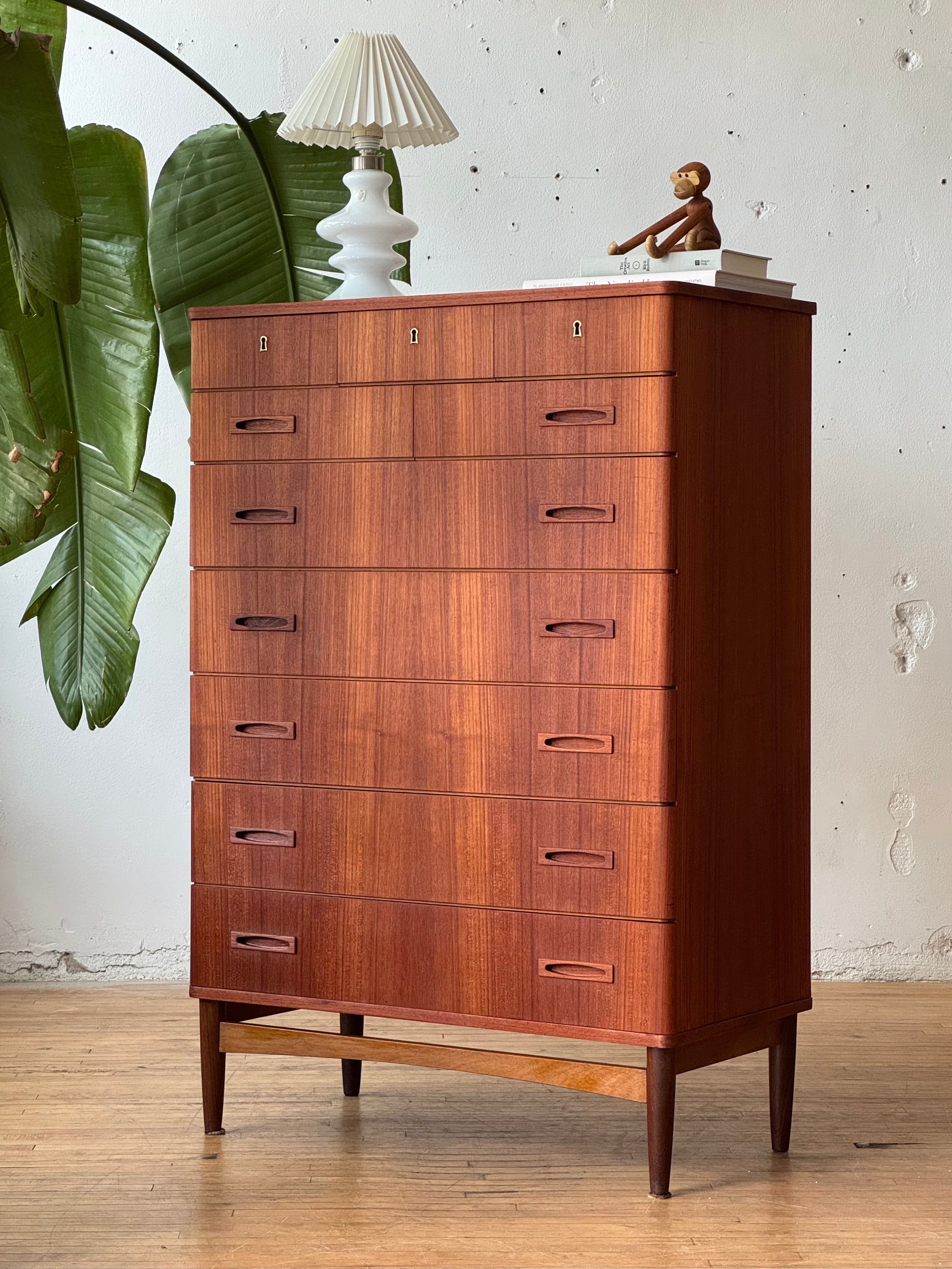 Danish Teak Chest of Drawers #3181