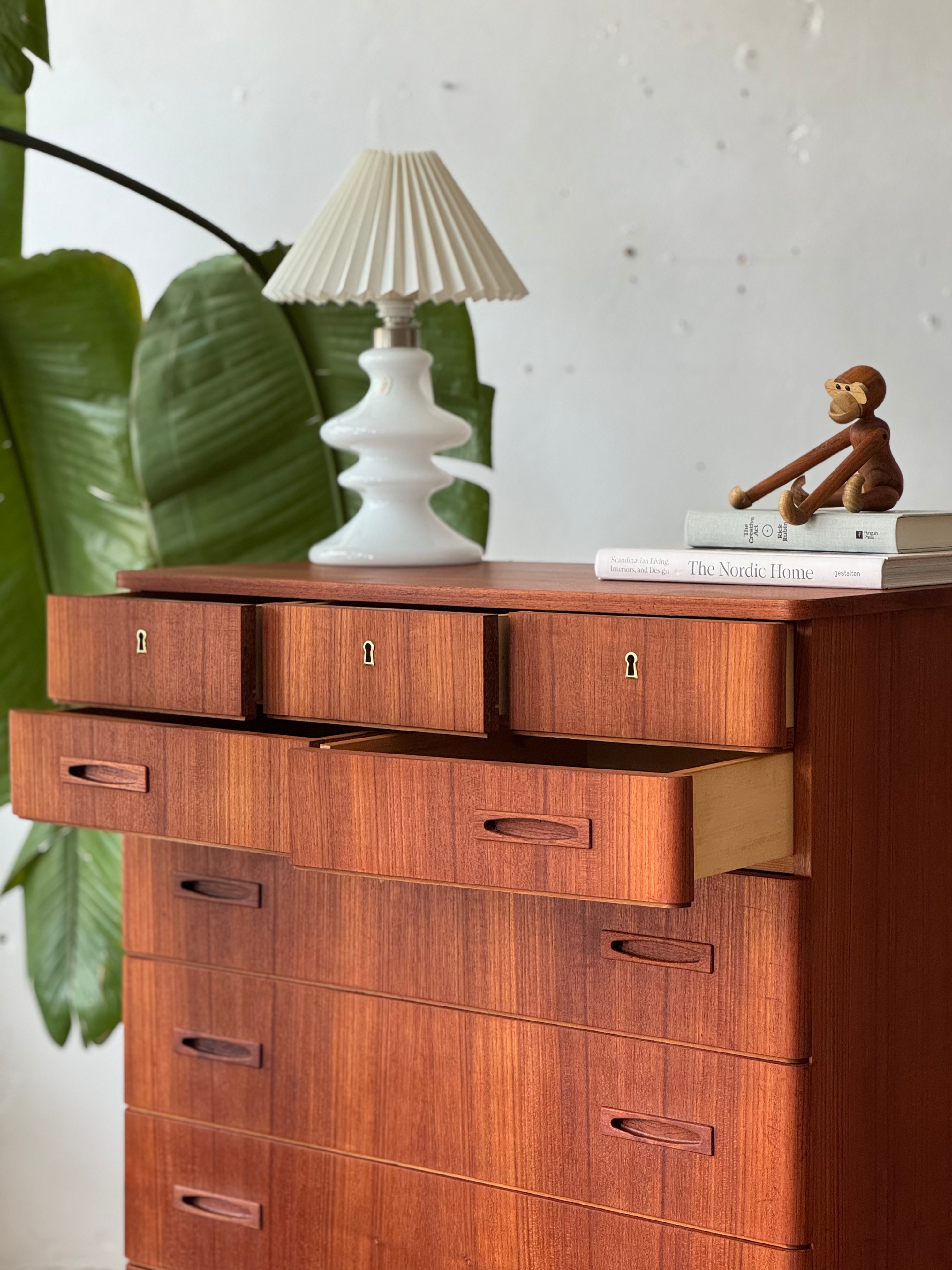 Danish Teak Chest of Drawers #3181
