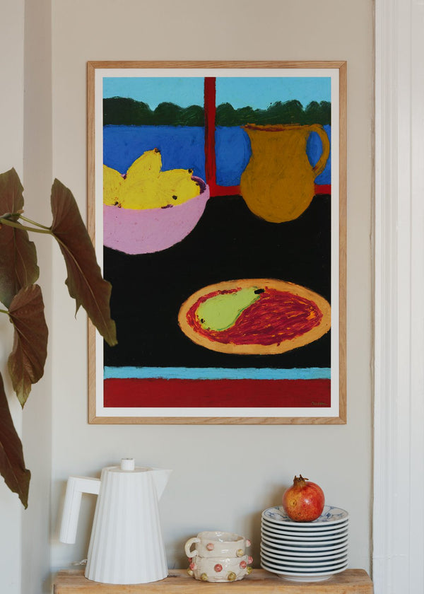 Kitchen Table by the Window by Nina Flagstaff Kvorning, 50x70cm