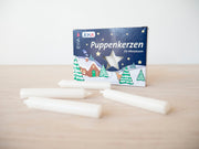 White 10mm Candles: Indiviual