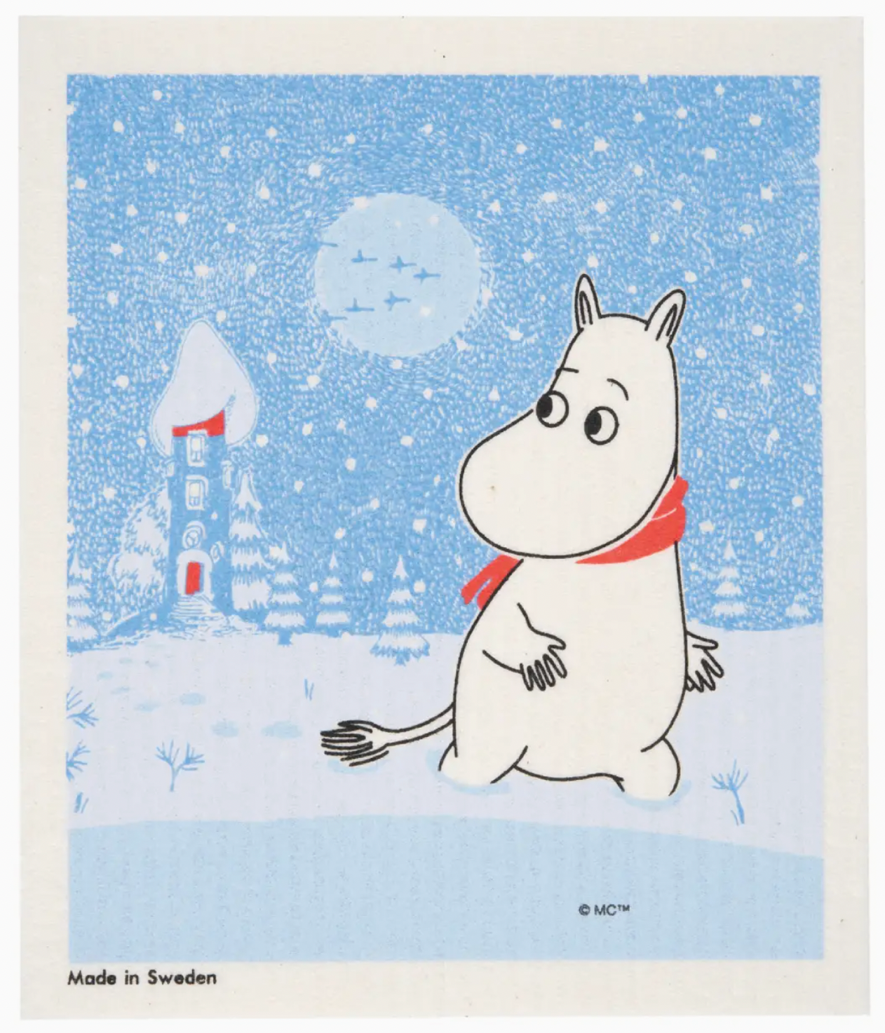 Moomin Swedish Dishcloth