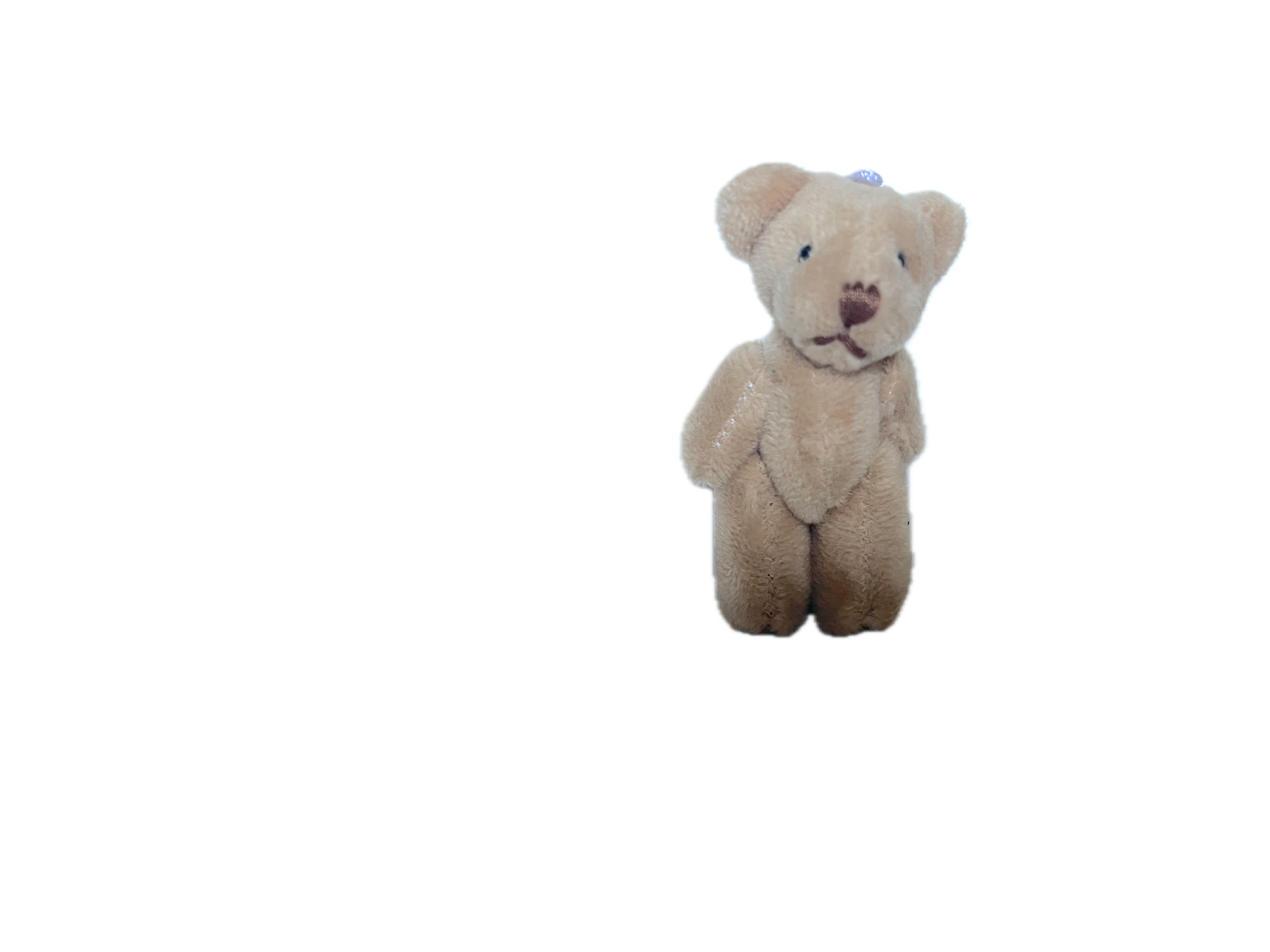 Mini Plush Light Brown Bear