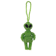 Beaded Alien Body Figurine Seed Bead Hanging Ornament