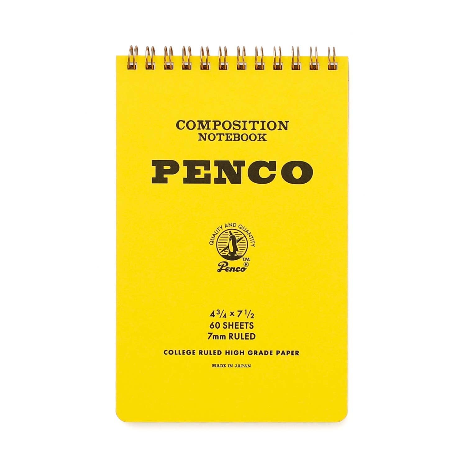 Medium Coil Note Pad: Yellow