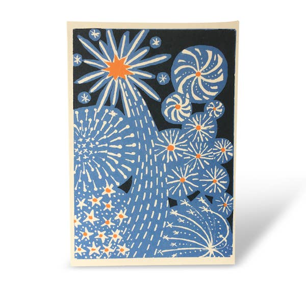 Celebratory Fireworks Card