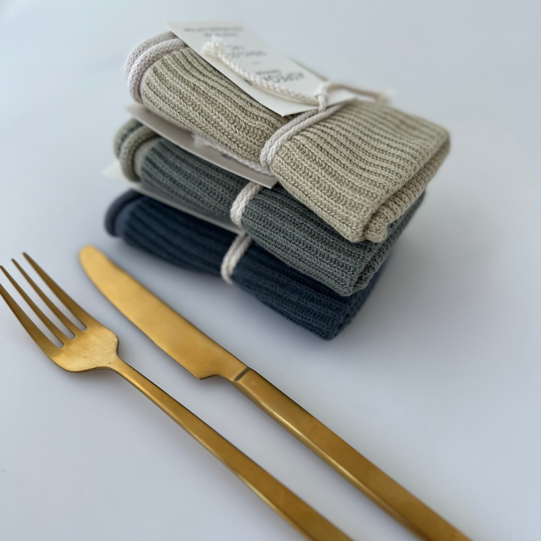 Organic Cotton Dishcloth | Sea Grass
