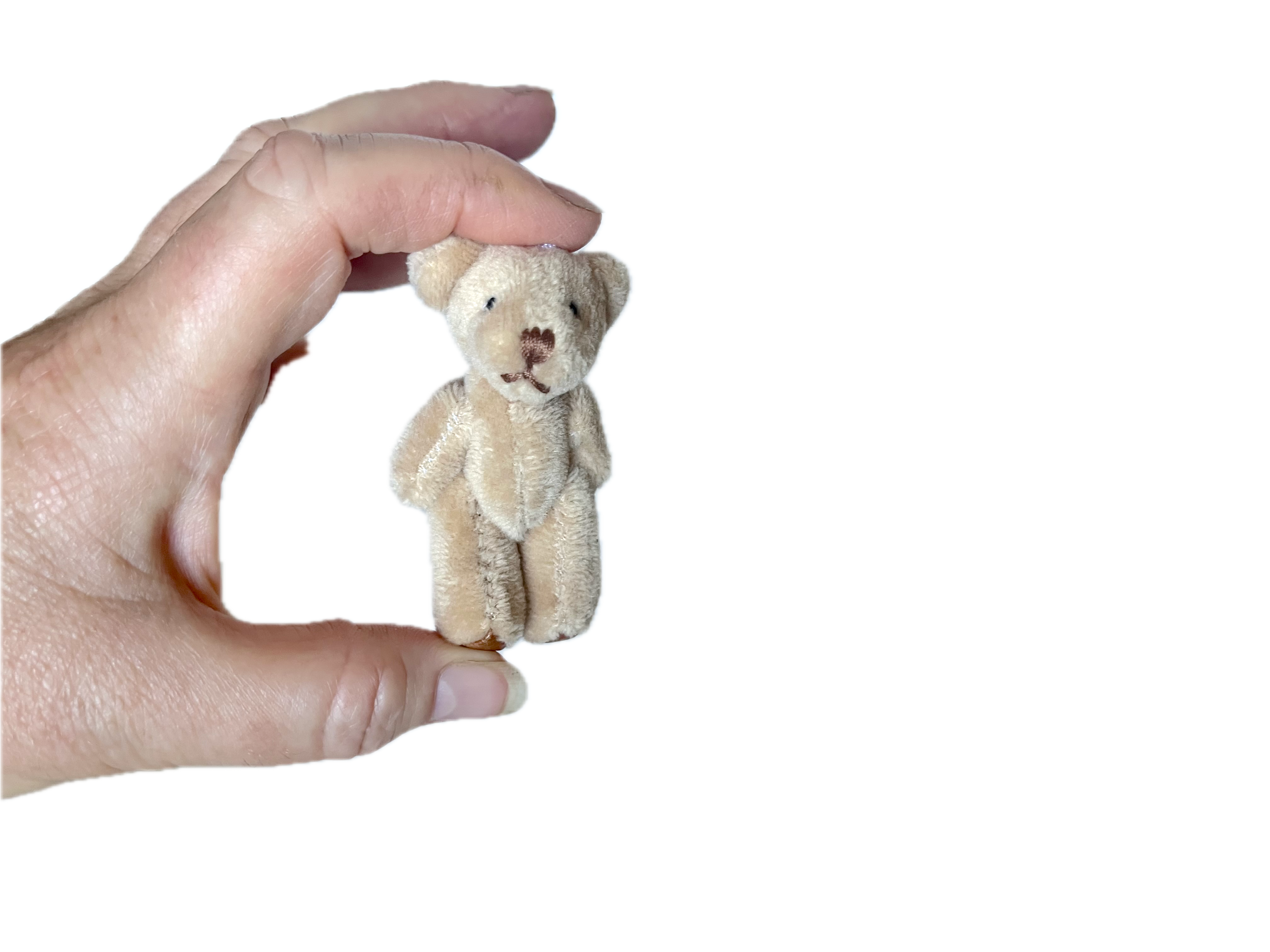 Mini Plush Light Brown Bear