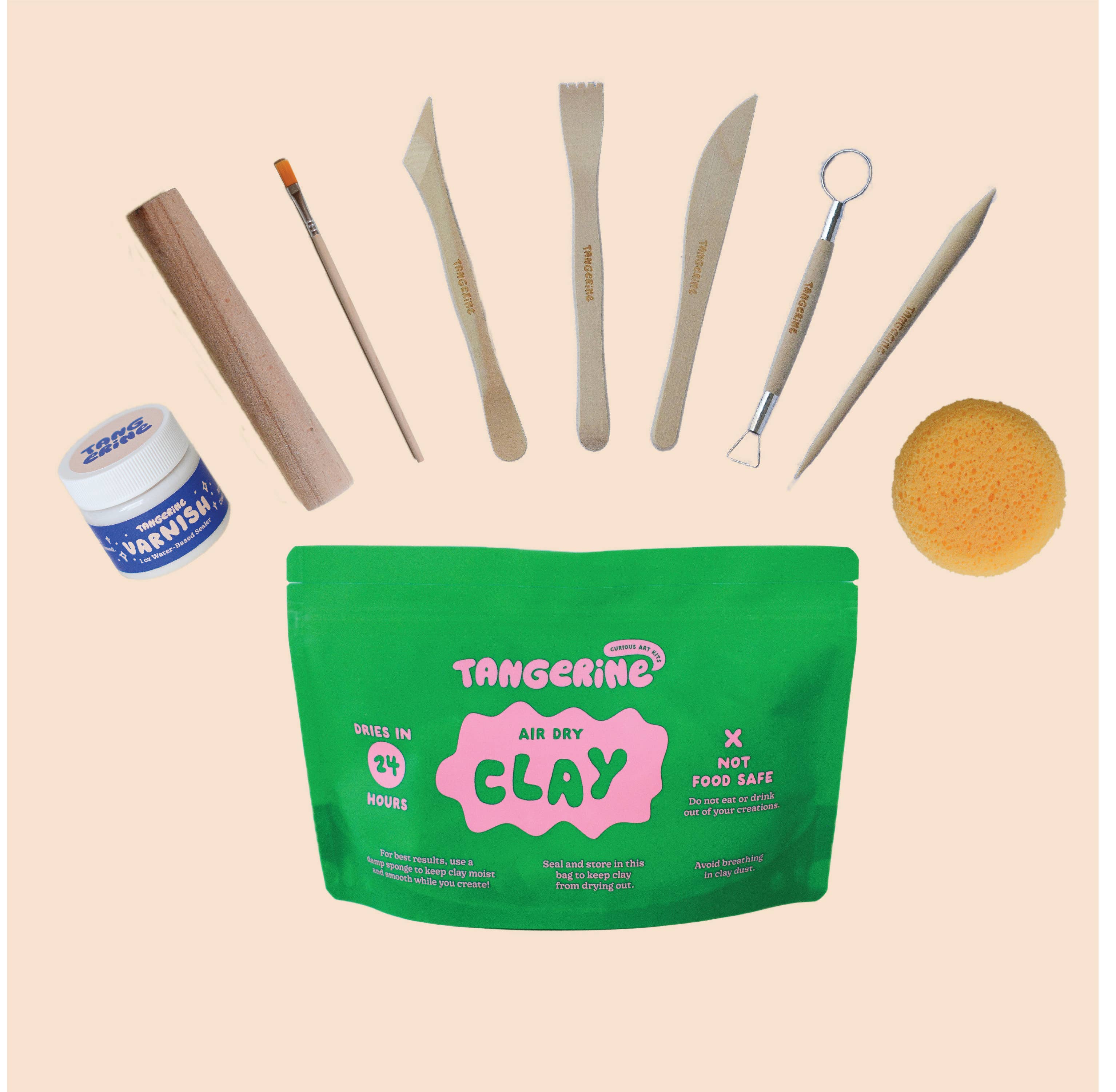 Air-Dry Clay + Tools