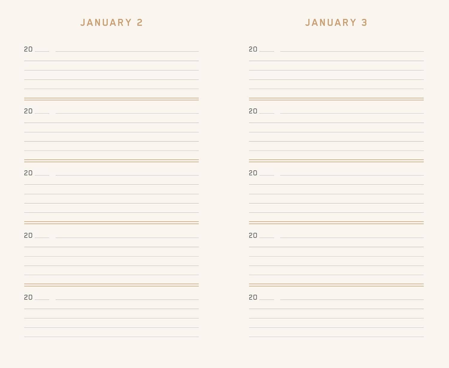 Canvas One Line a Day Journal: Charcoal