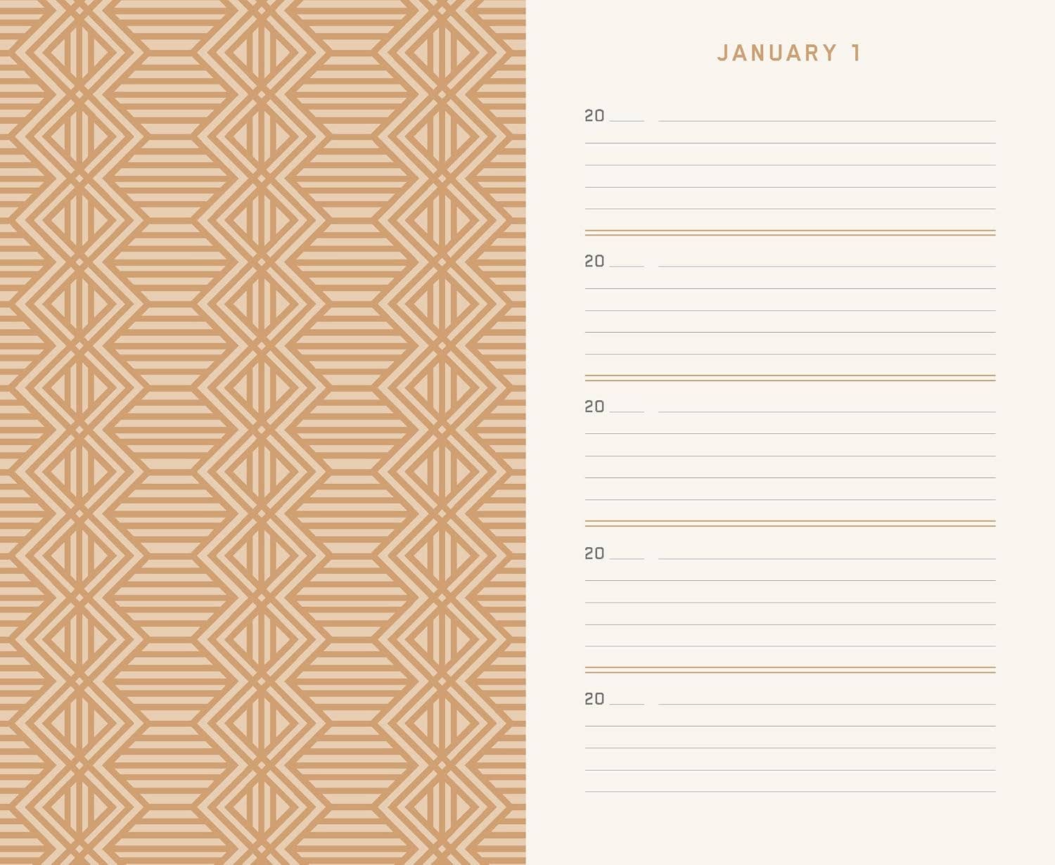 Canvas One Line a Day Journal: Charcoal