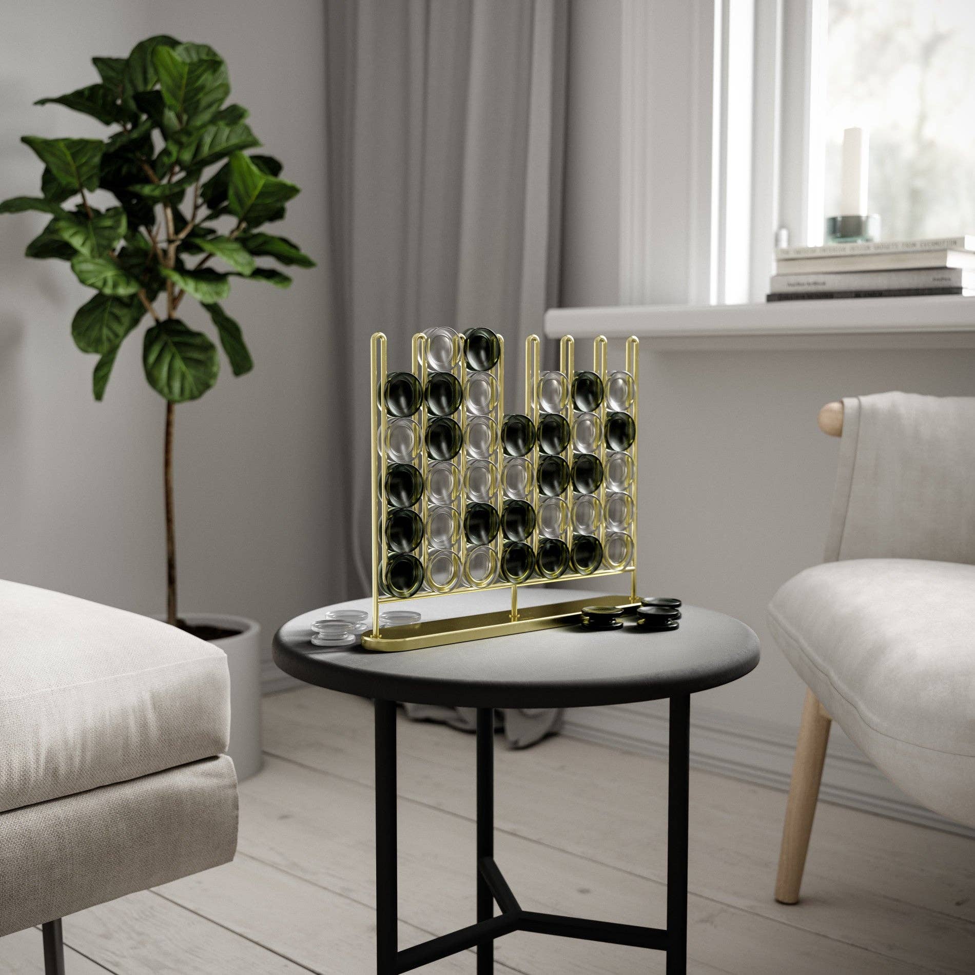 Connect 4 Game Stax 4 in a Row Home Decor Display