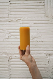 2.5" x 5.5" - Beeswax Pillar