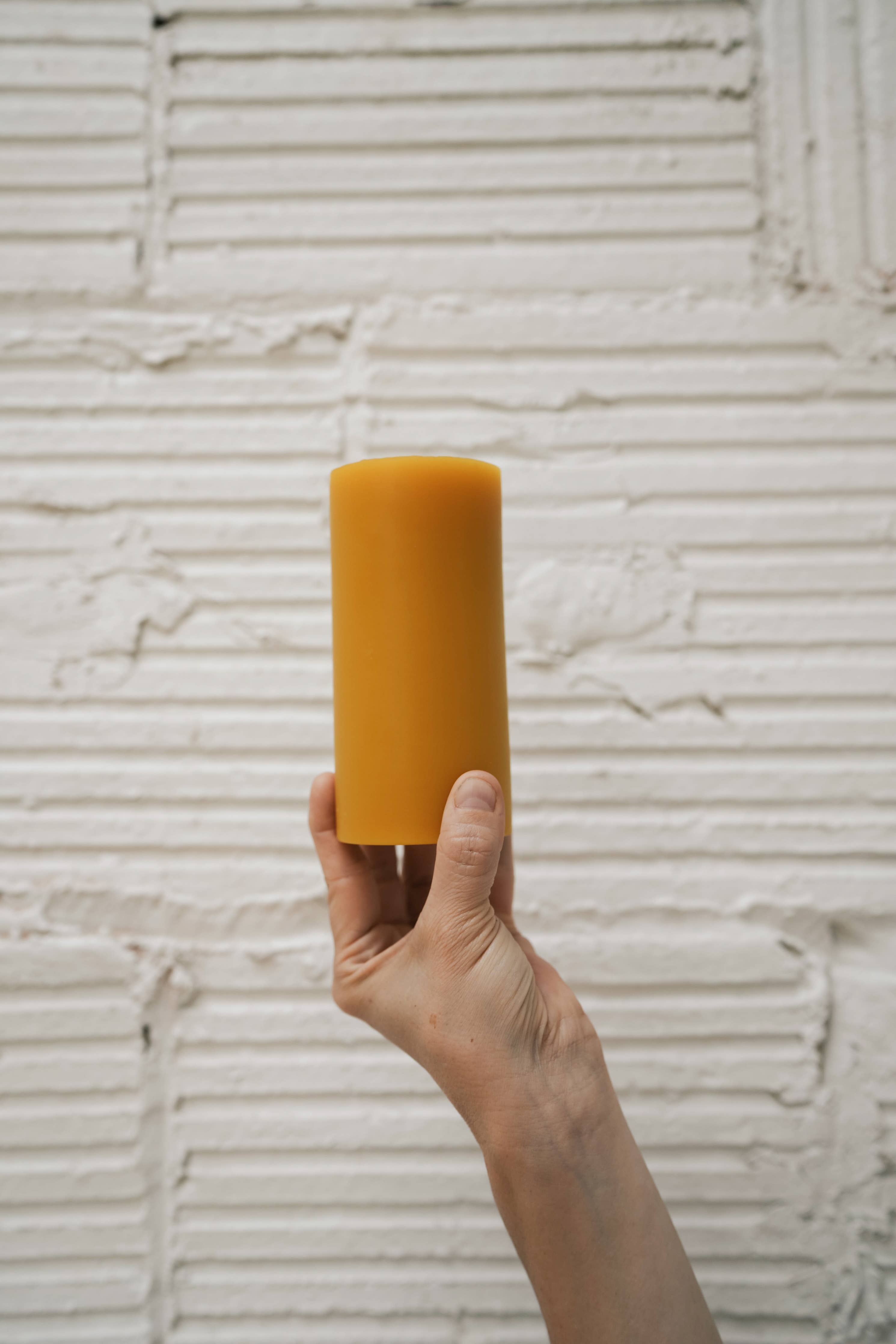 2.5" x 5.5" - Beeswax Pillar