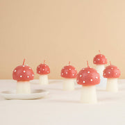 Mini Mushroom Candles