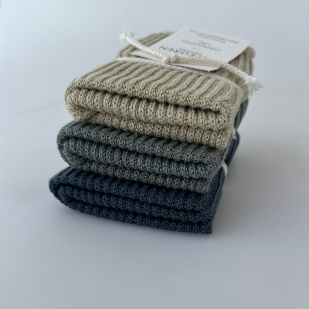 Organic Cotton Dishcloth | Sea Grass
