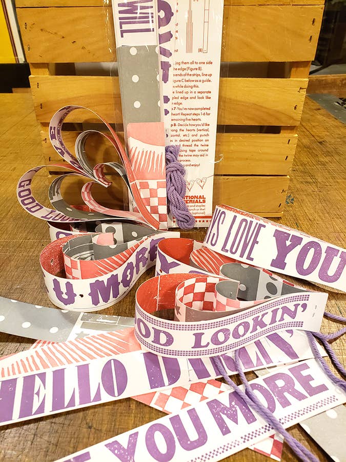 Valentine Heart Garland