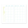 Perpetual To-Go Calendar - Undated: Aqua