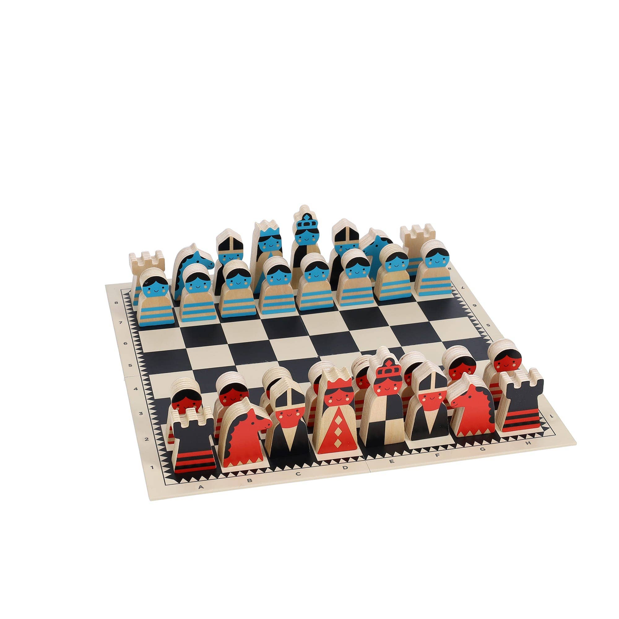 On the Move: Wooden Chess Set