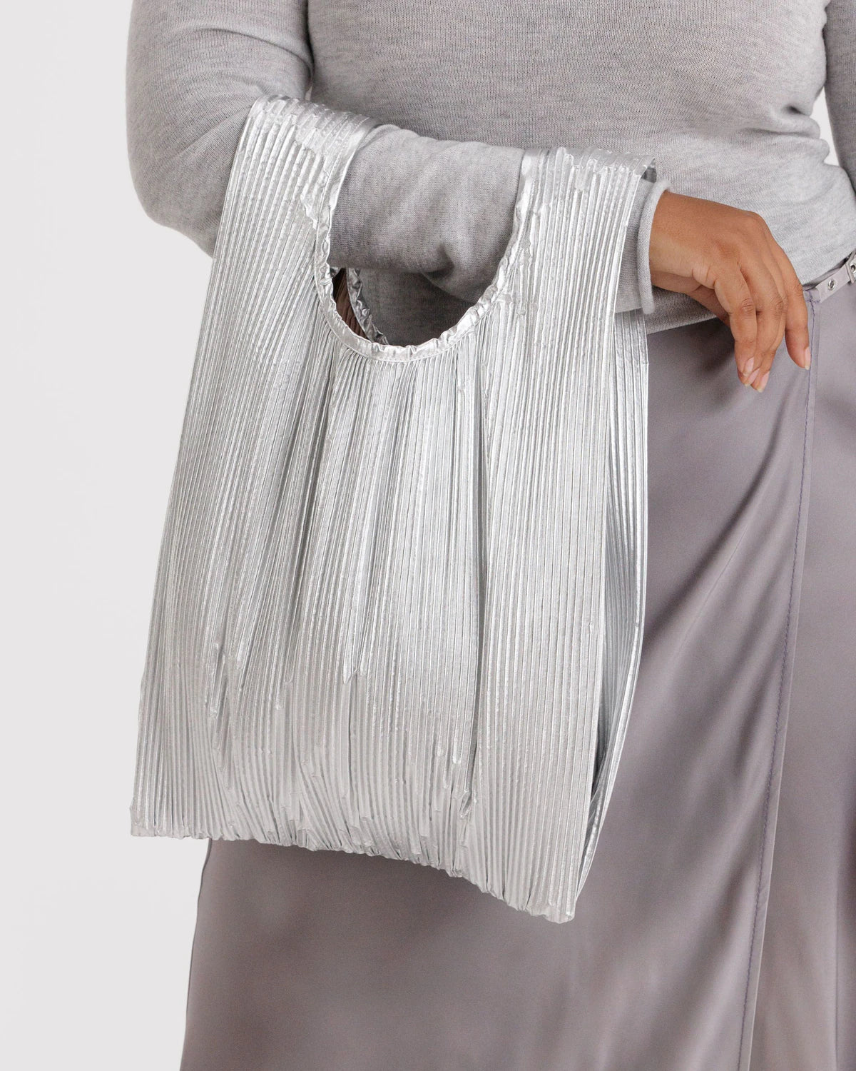 Pleated Baggu Bag