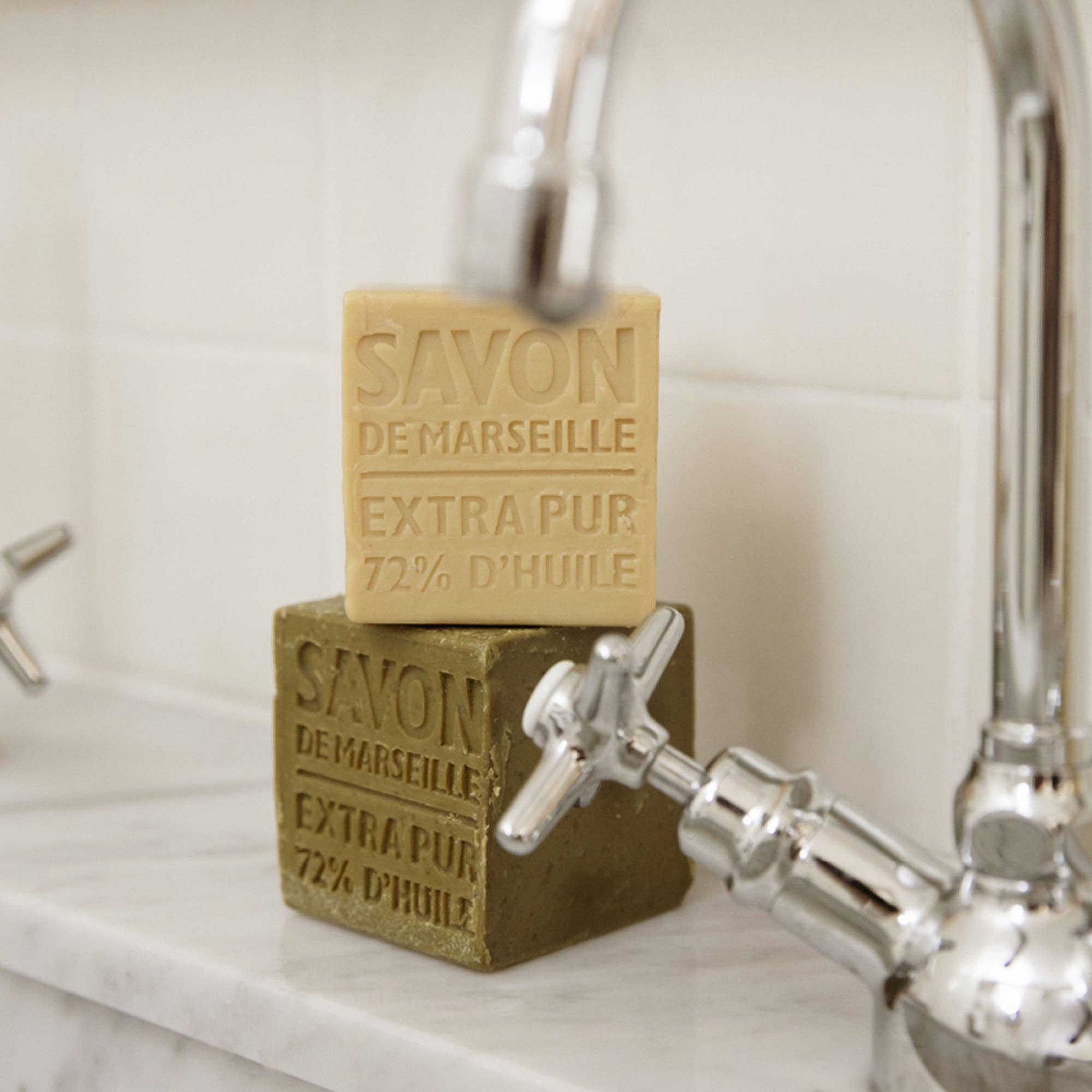 Marseille Cube Soap: Fragrance Free