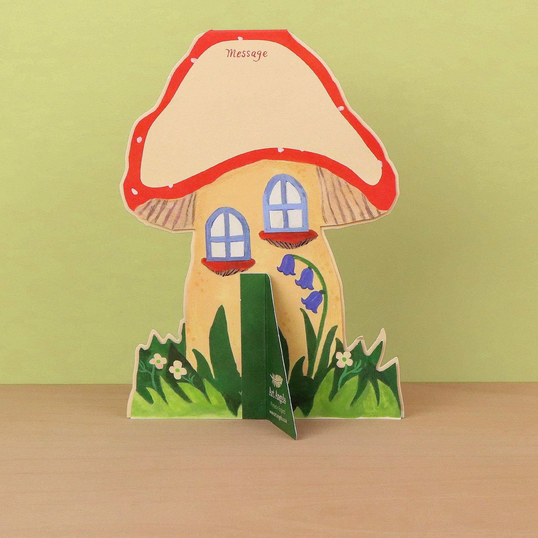 Toadstool Cottage Card