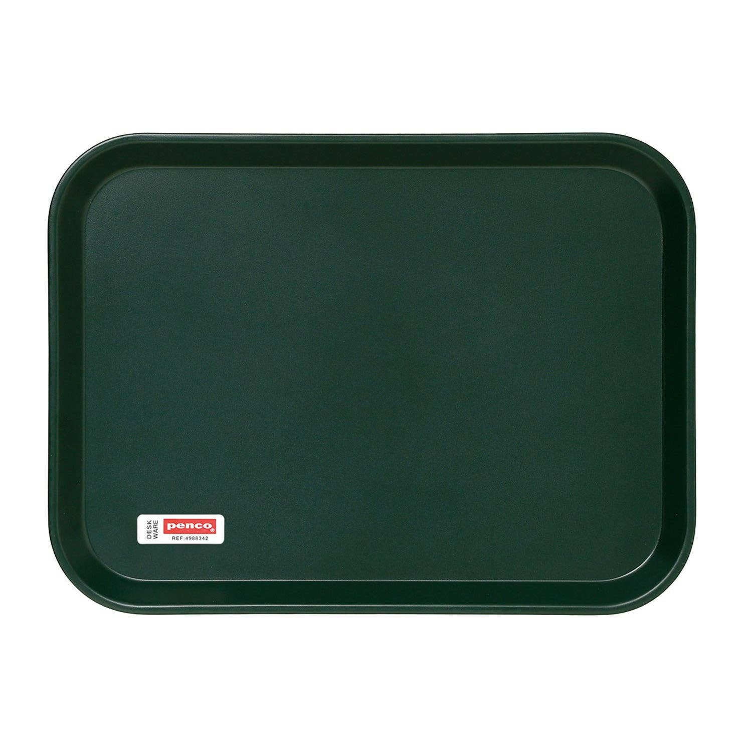 Medium Plastic Tray: Dark Green