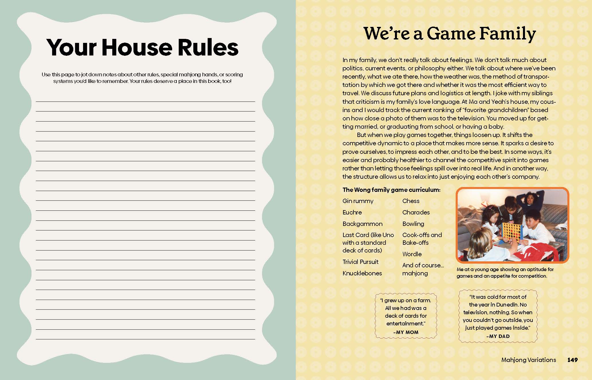 Mahjong: House Rules from Across the Asian Diaspora, Book