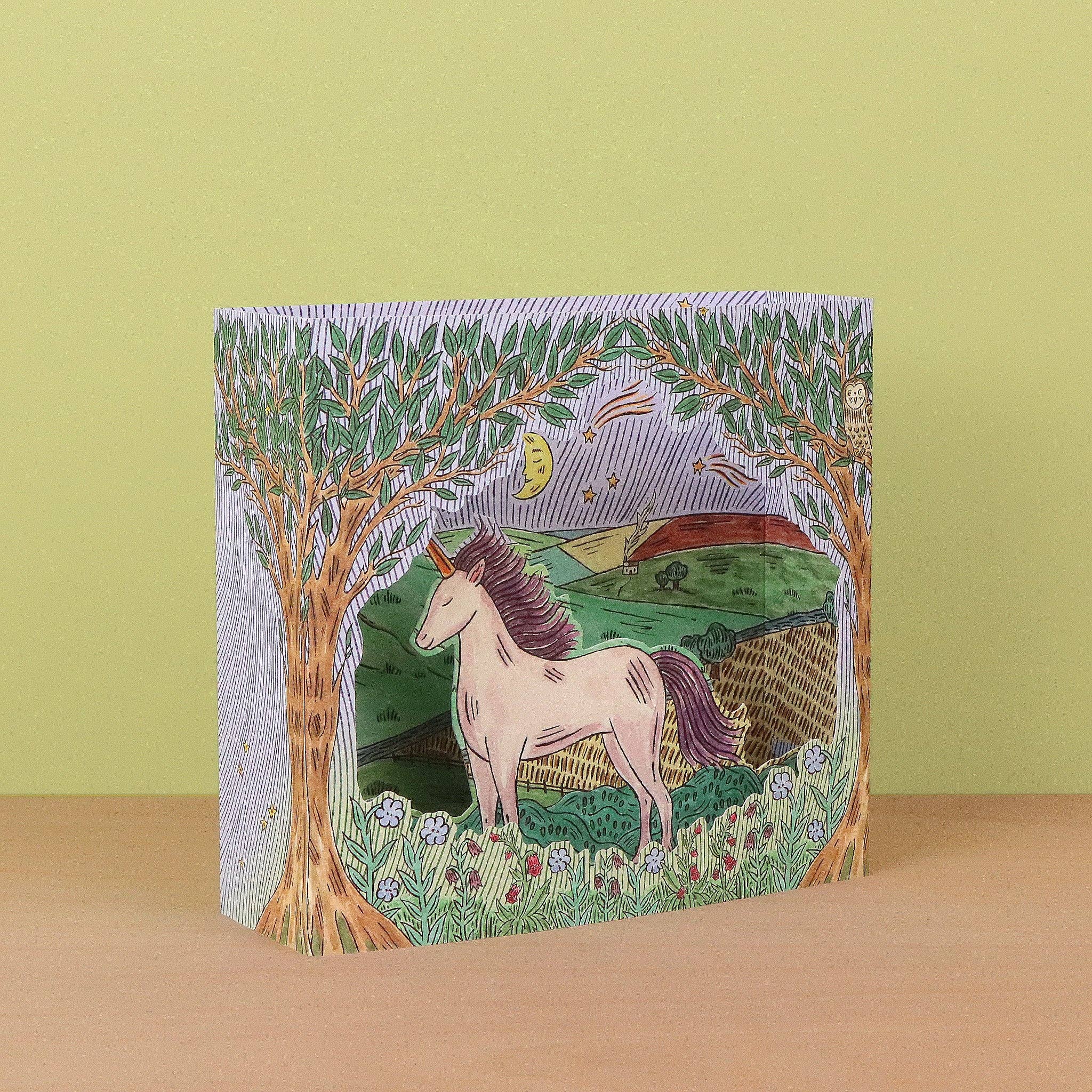 Twilight Unicorn Card