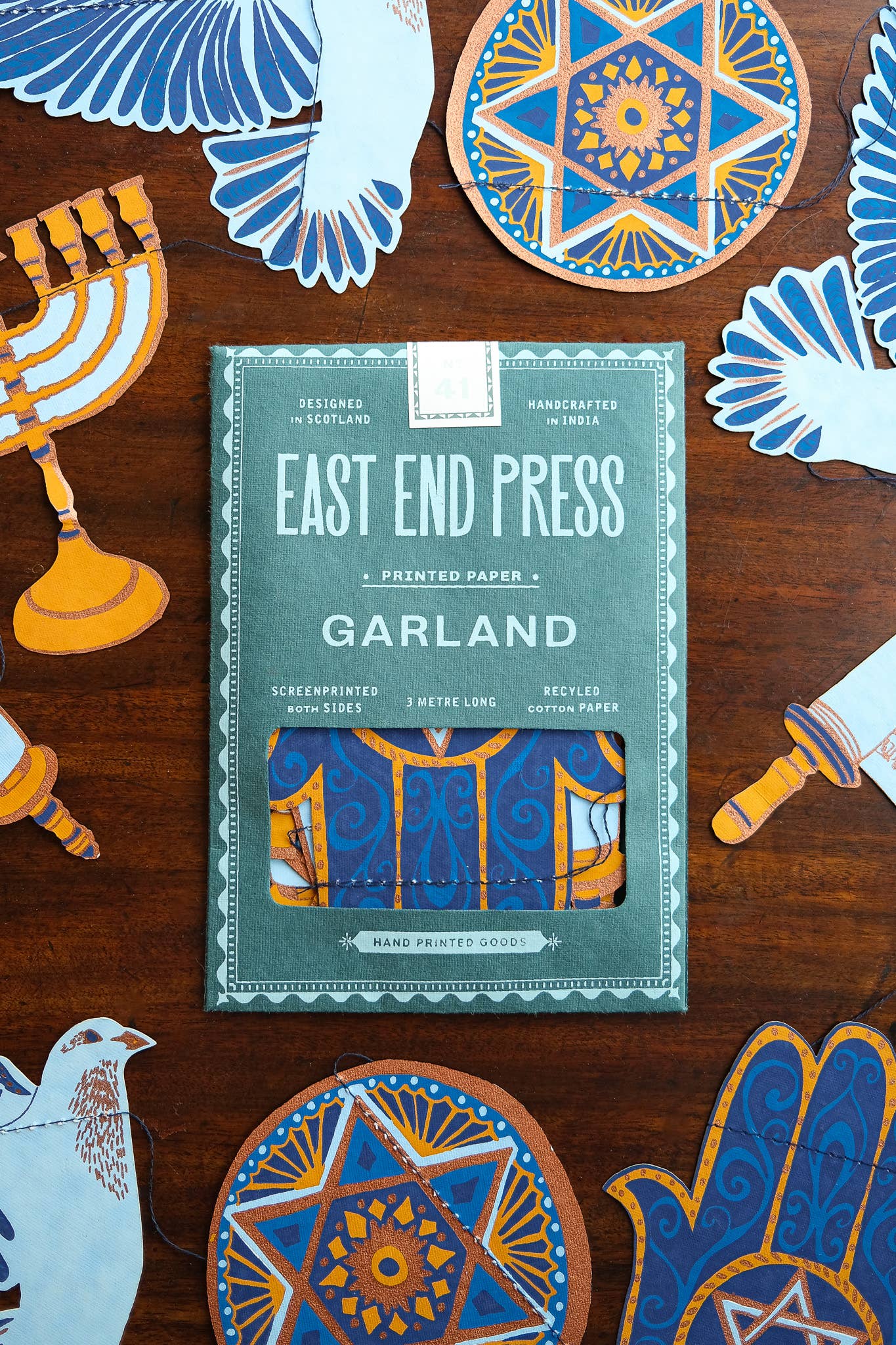 Hanukkah Sewn Garland